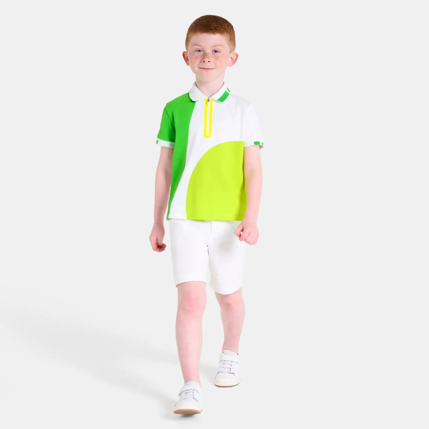 Enfant Jacadi Bermuda coupe slack enfant garçon - blanc