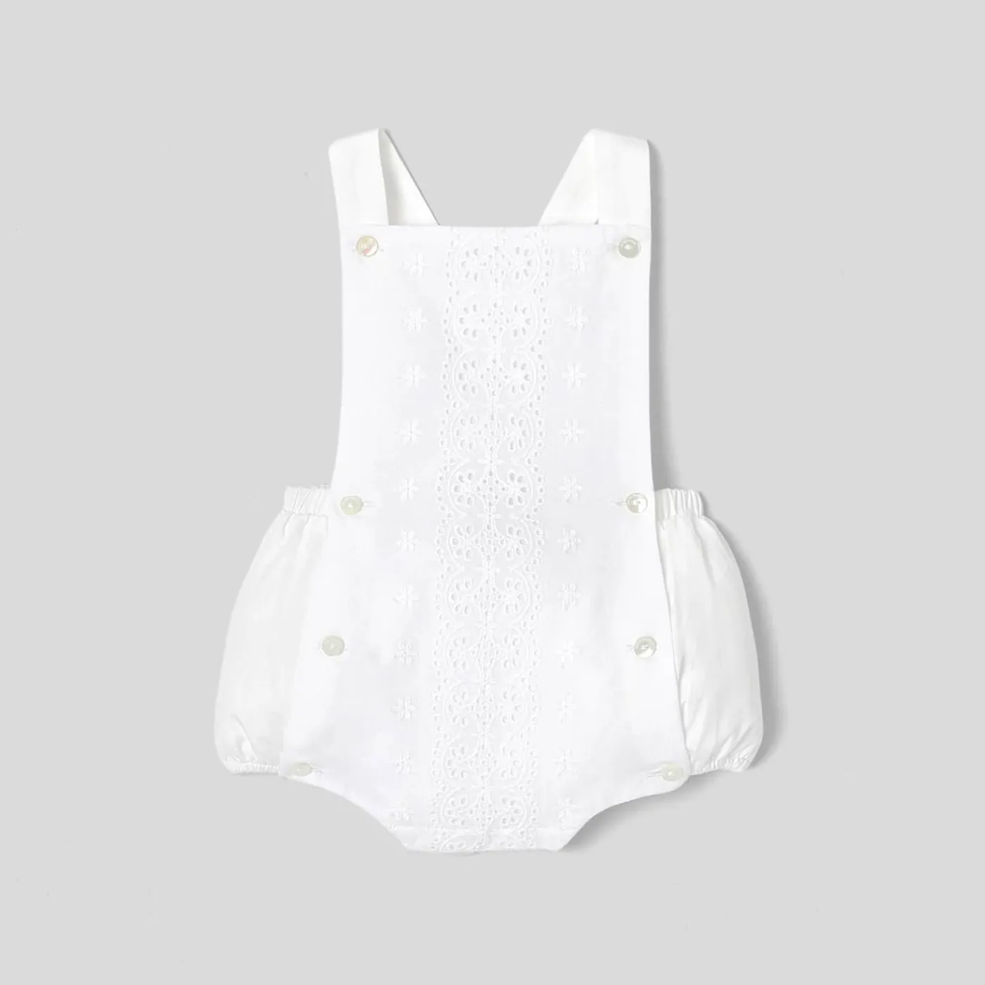 Jacadi Bloomer bébé fille en popeline - blanc