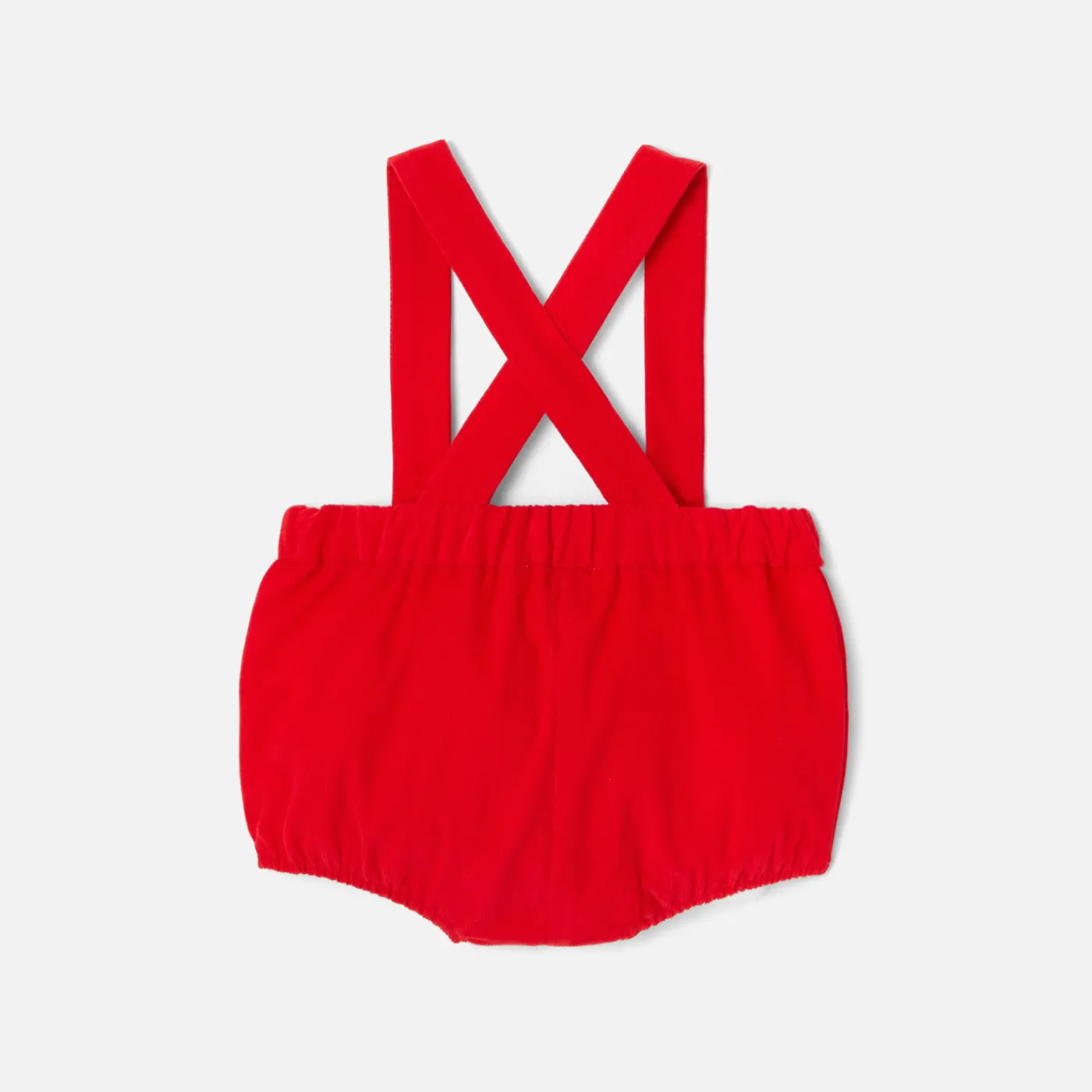 Jacadi Bloomer bébé fille en velours léger - rouge