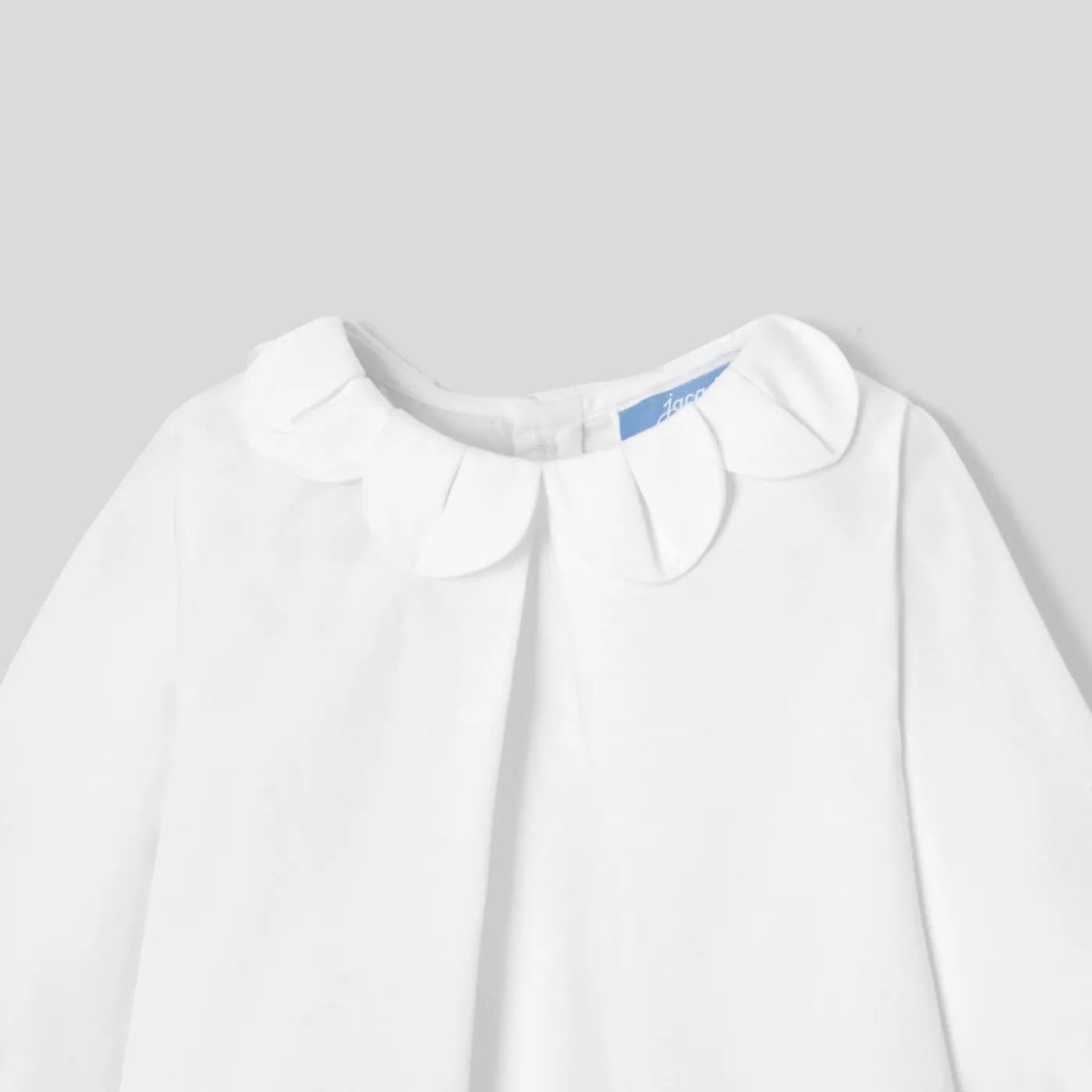 Jacadi Blouse bébé fille à col pétales - blanc