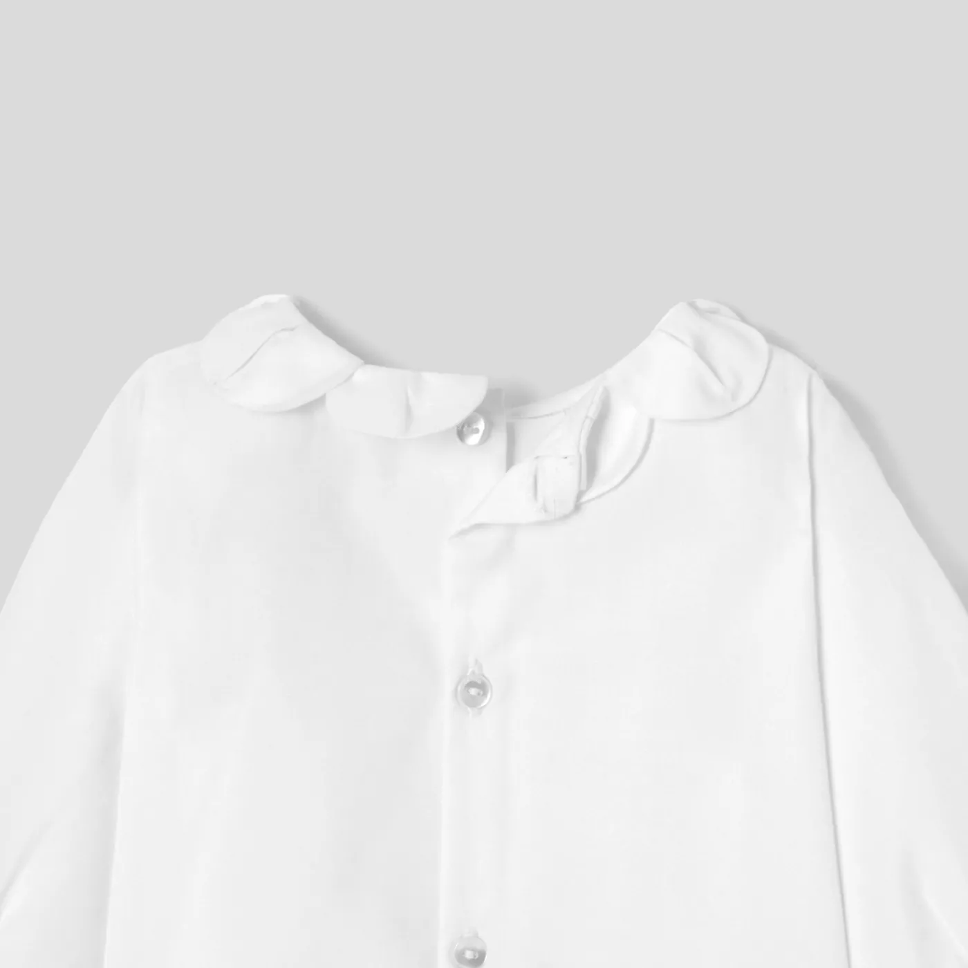 Jacadi Blouse bébé fille à col pétales - blanc