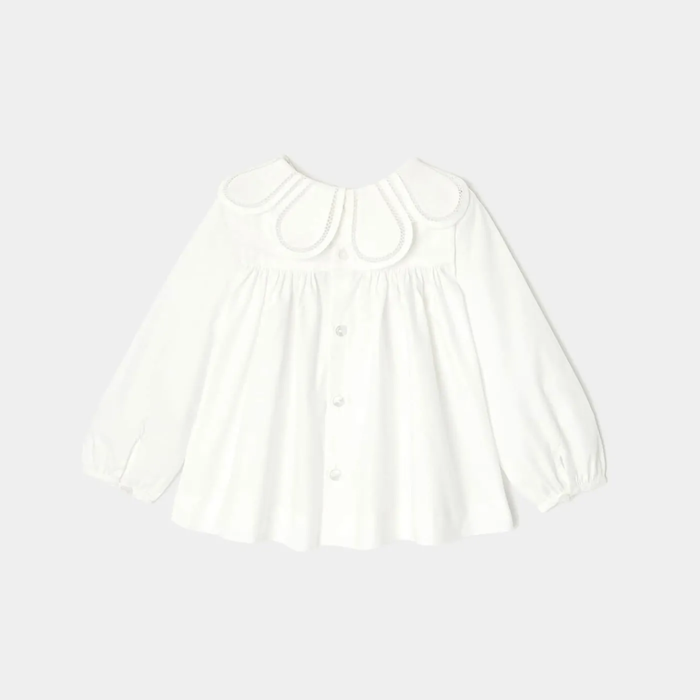 Jacadi Blouse bébé fille manches longues - blanc