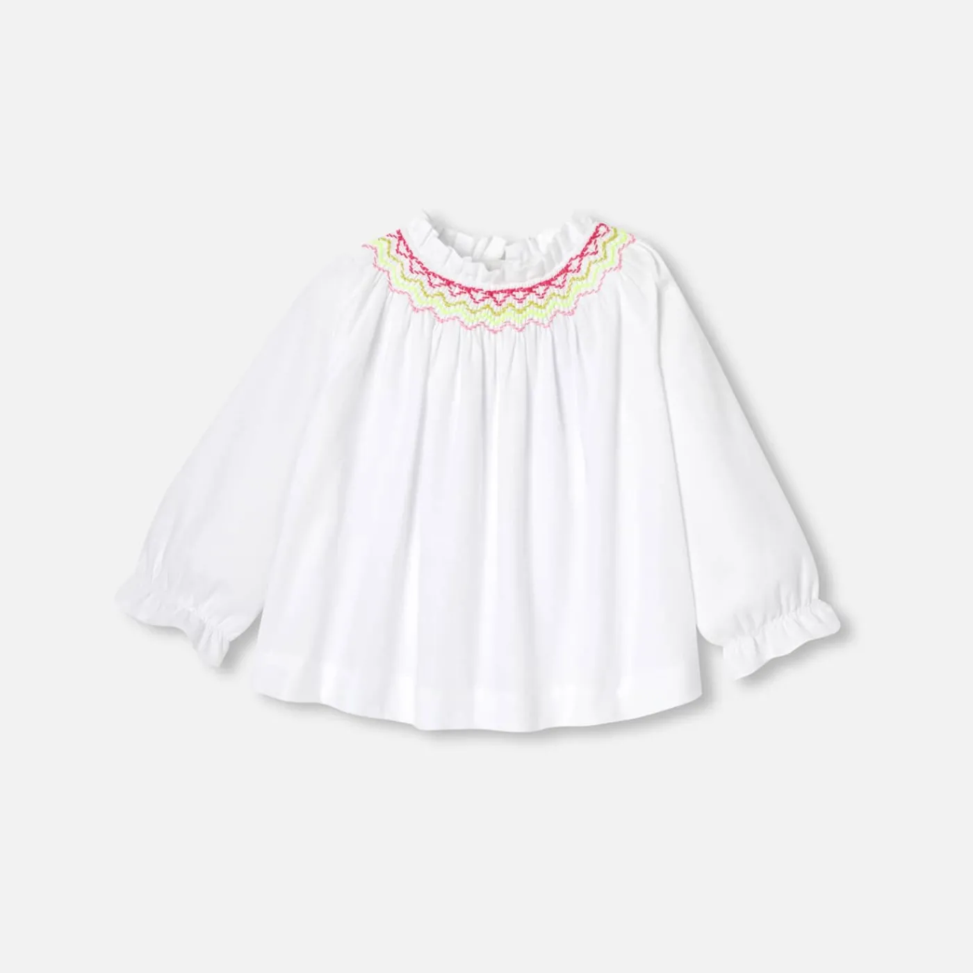 Jacadi Blouse bébé manches longues - blanc