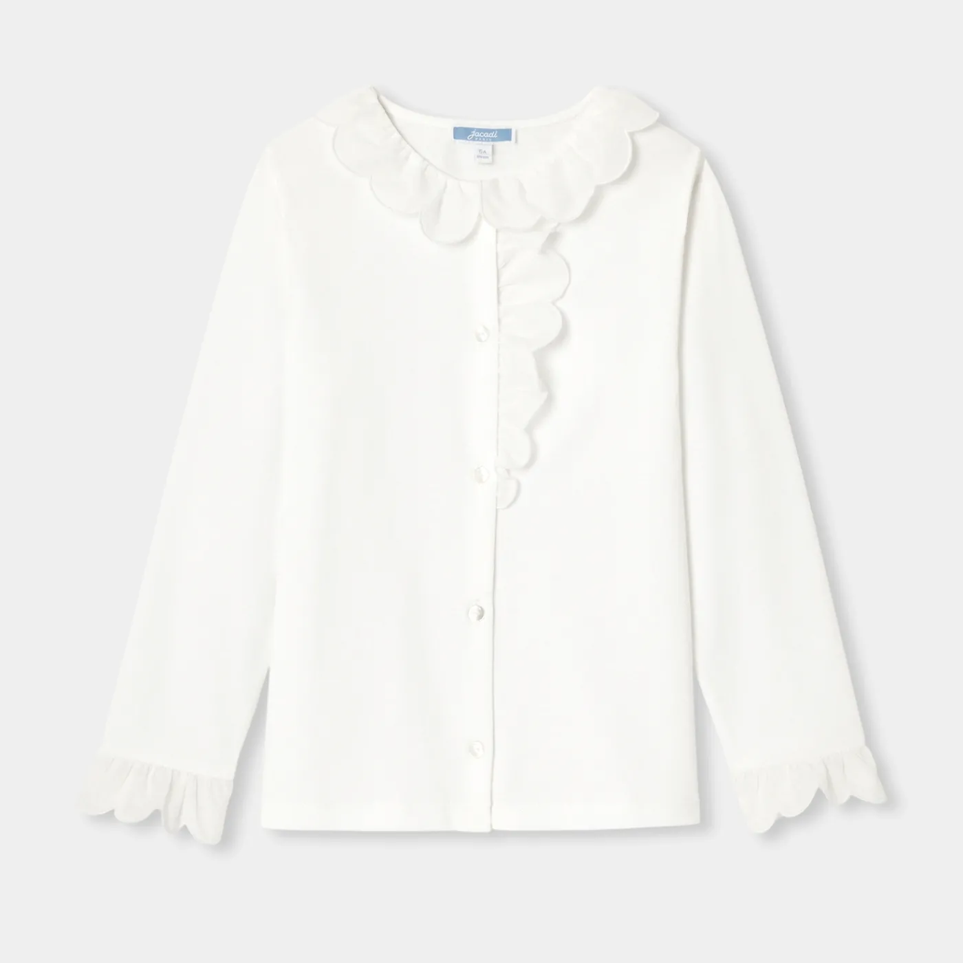 Enfant Jacadi Blouse enfant fille en jersey - blanc