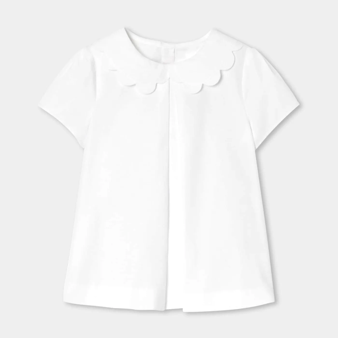 Enfant Jacadi Blouse enfant fille en popeline - blanc