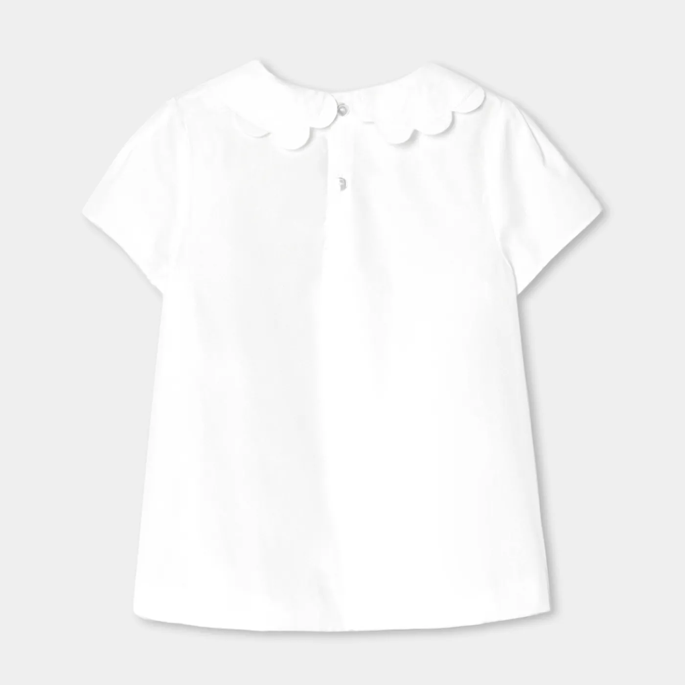 Enfant Jacadi Blouse enfant fille en popeline - blanc