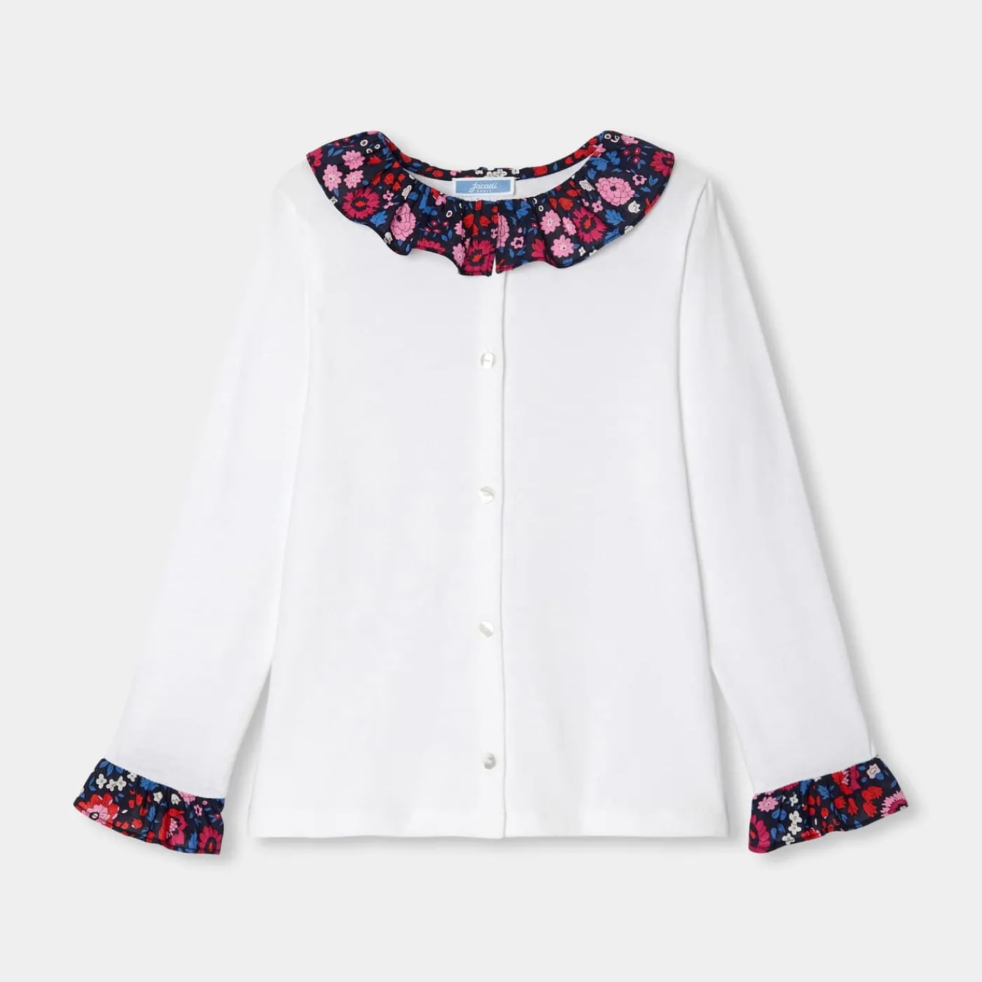 Enfant Jacadi Blouse manches longues enfant fille - blanc