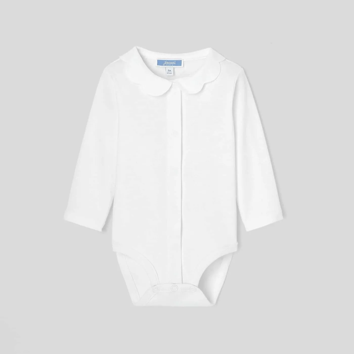 Jacadi Body bébé fille à col festonné - blanc