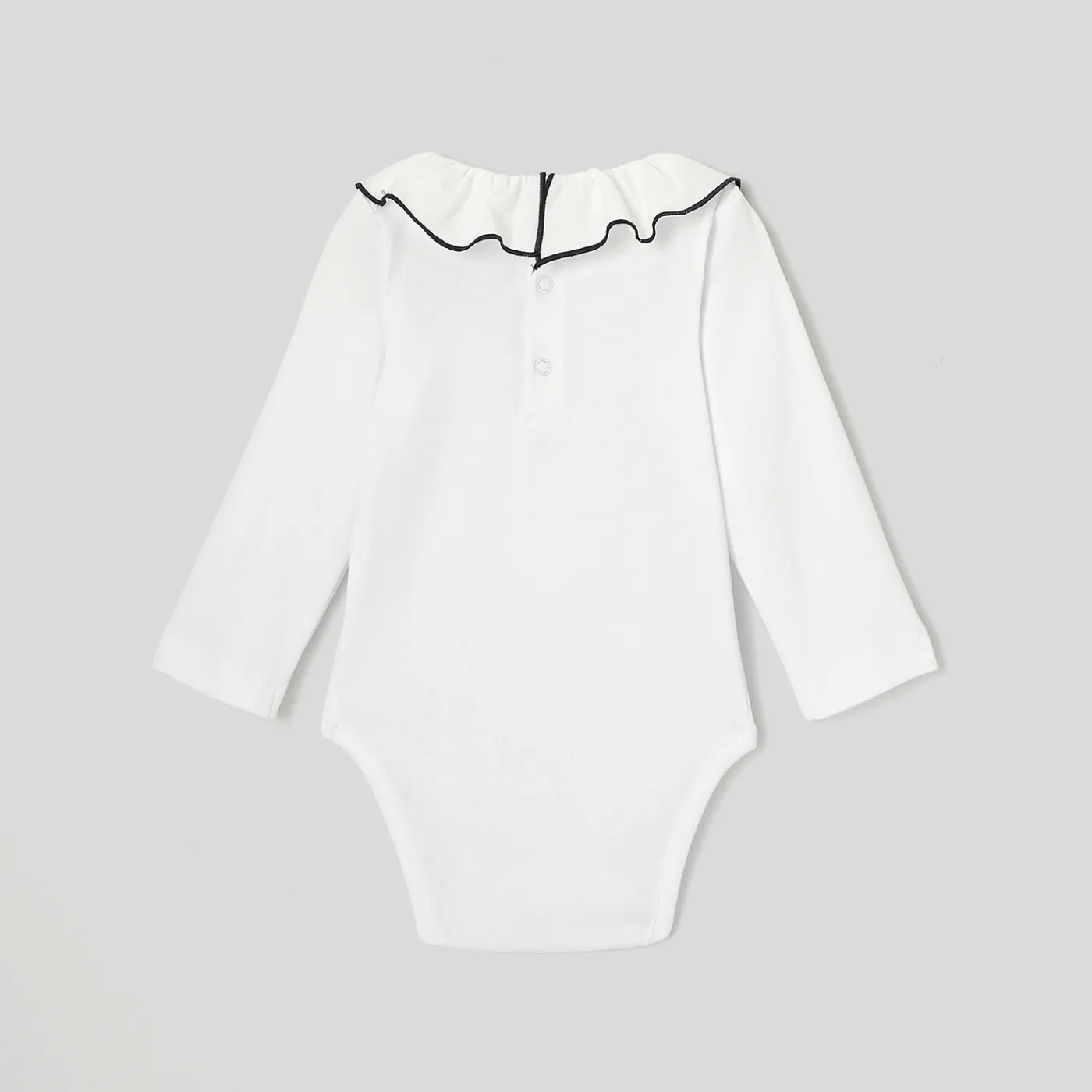 Jacadi Body bébé fille à collerette - blanc