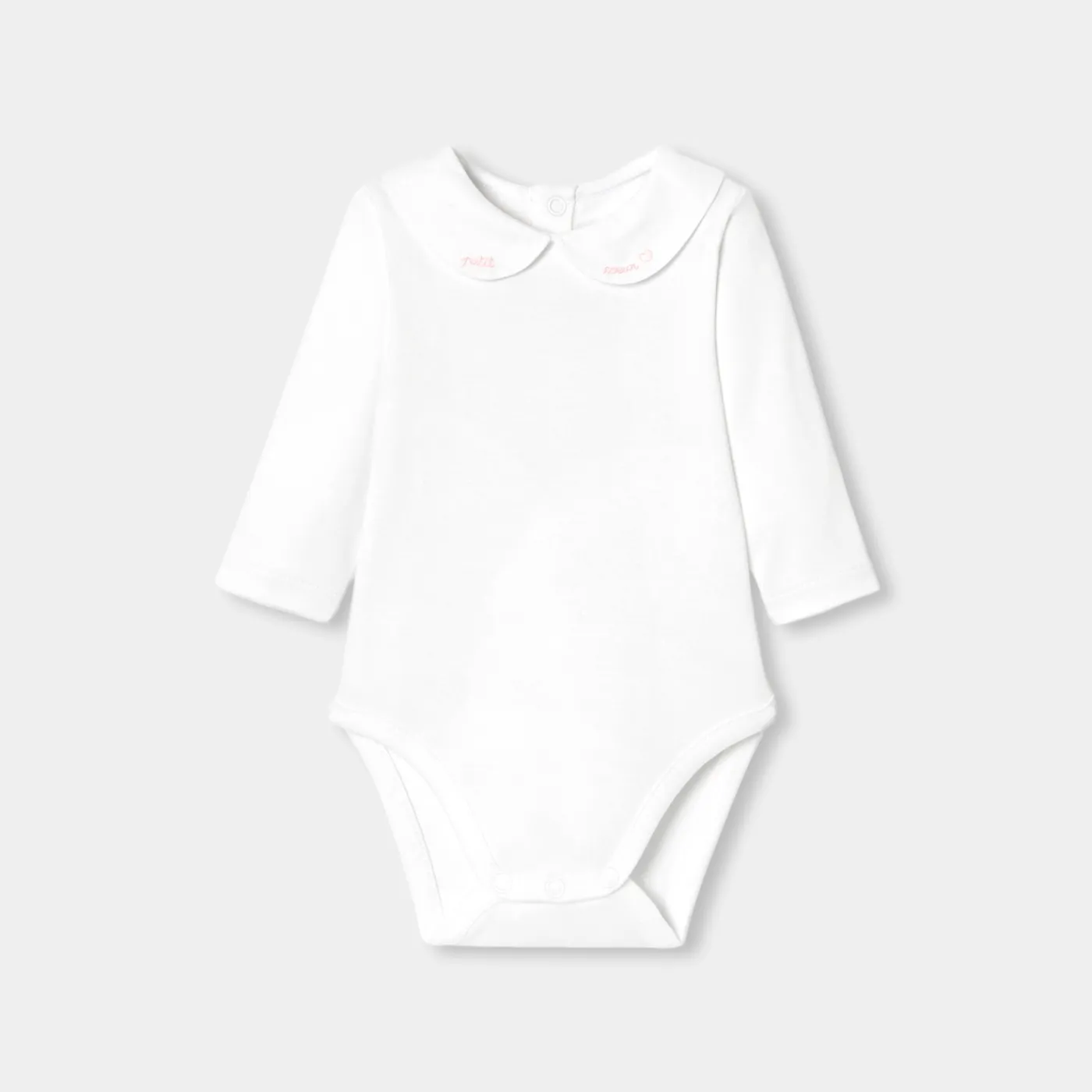 Jacadi Body bébé fille manches longues - blanc