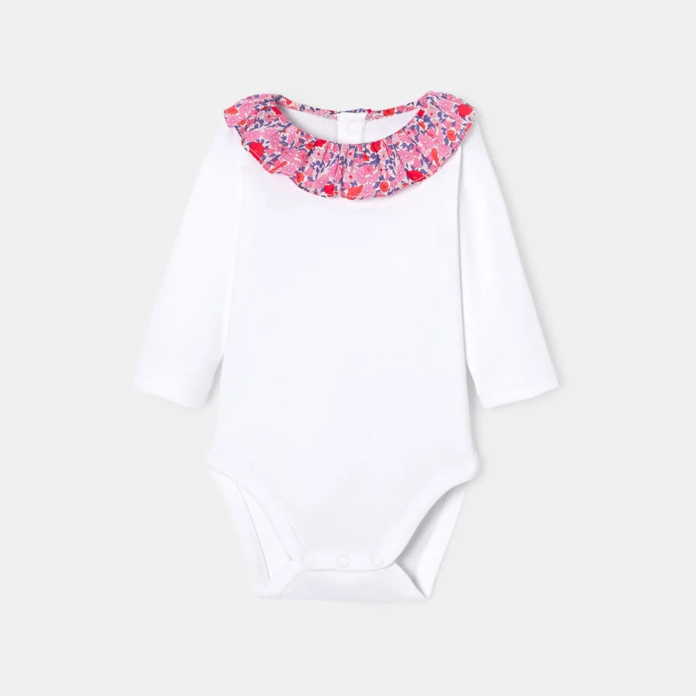 Jacadi Body bébé fille manches longues - blanc