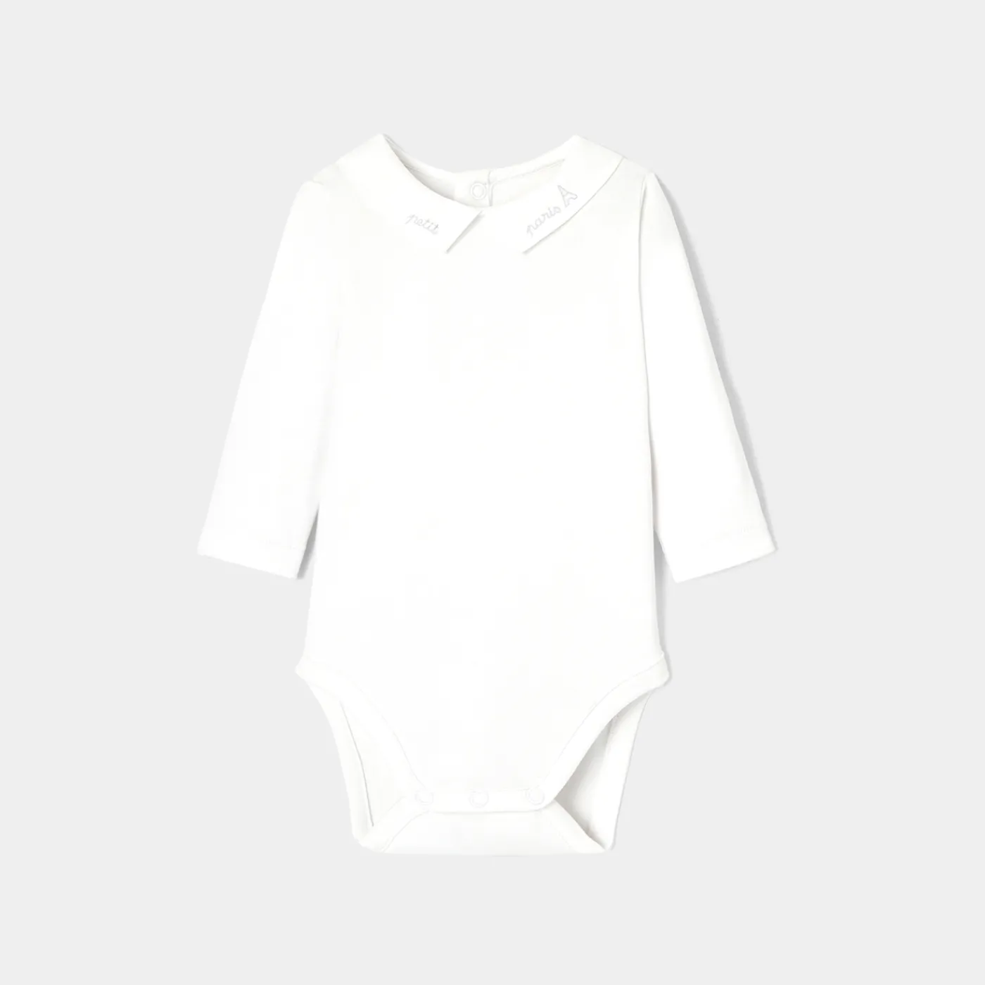 Jacadi Body bébé garçon manches longues - blanc