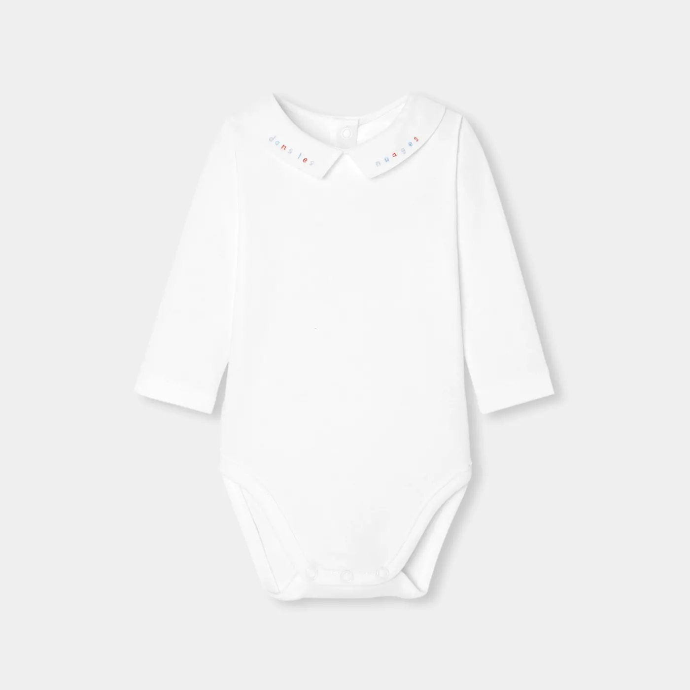 Jacadi Body bébé garçon manches longues - blanc