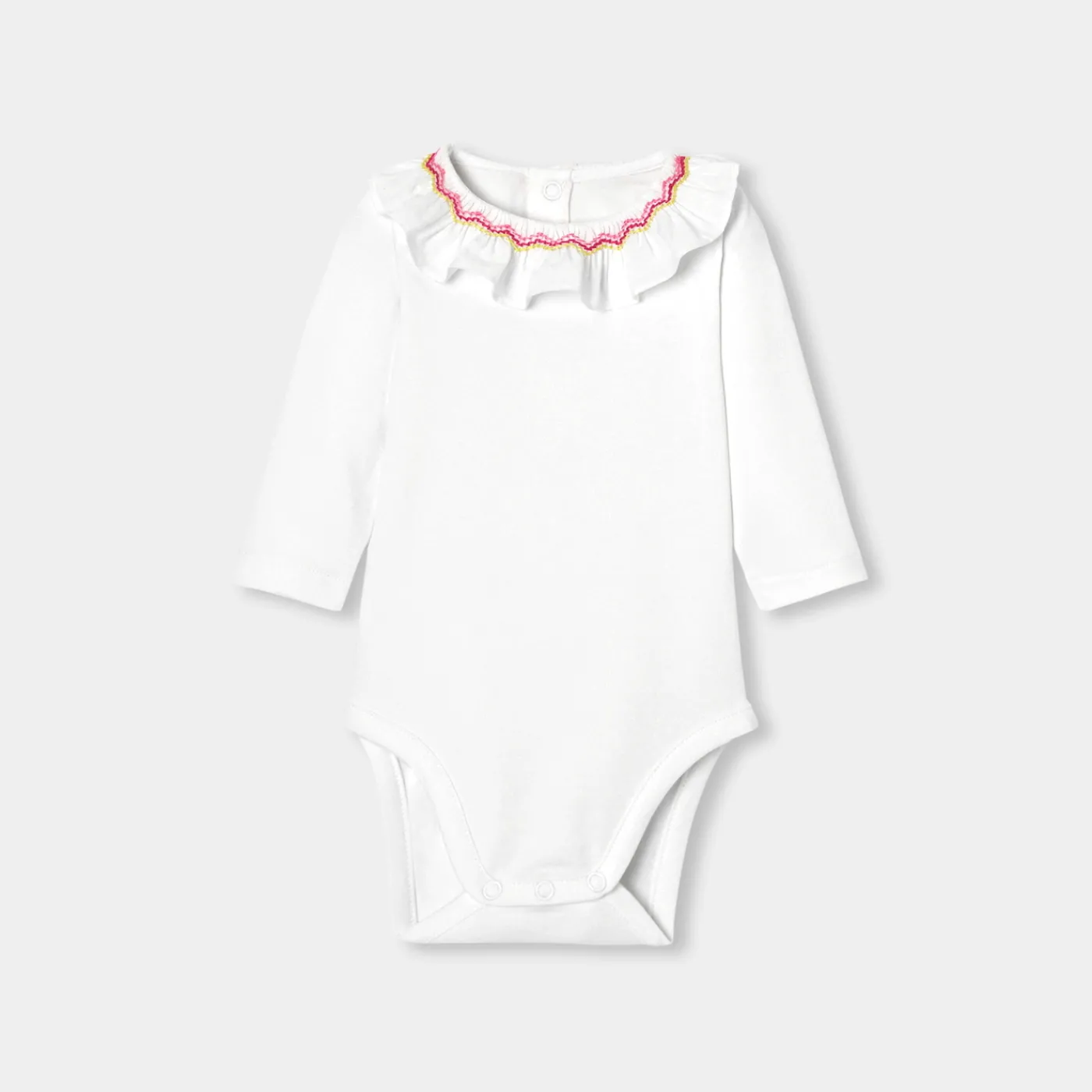 Jacadi Body manches longues bébé fille - blanc