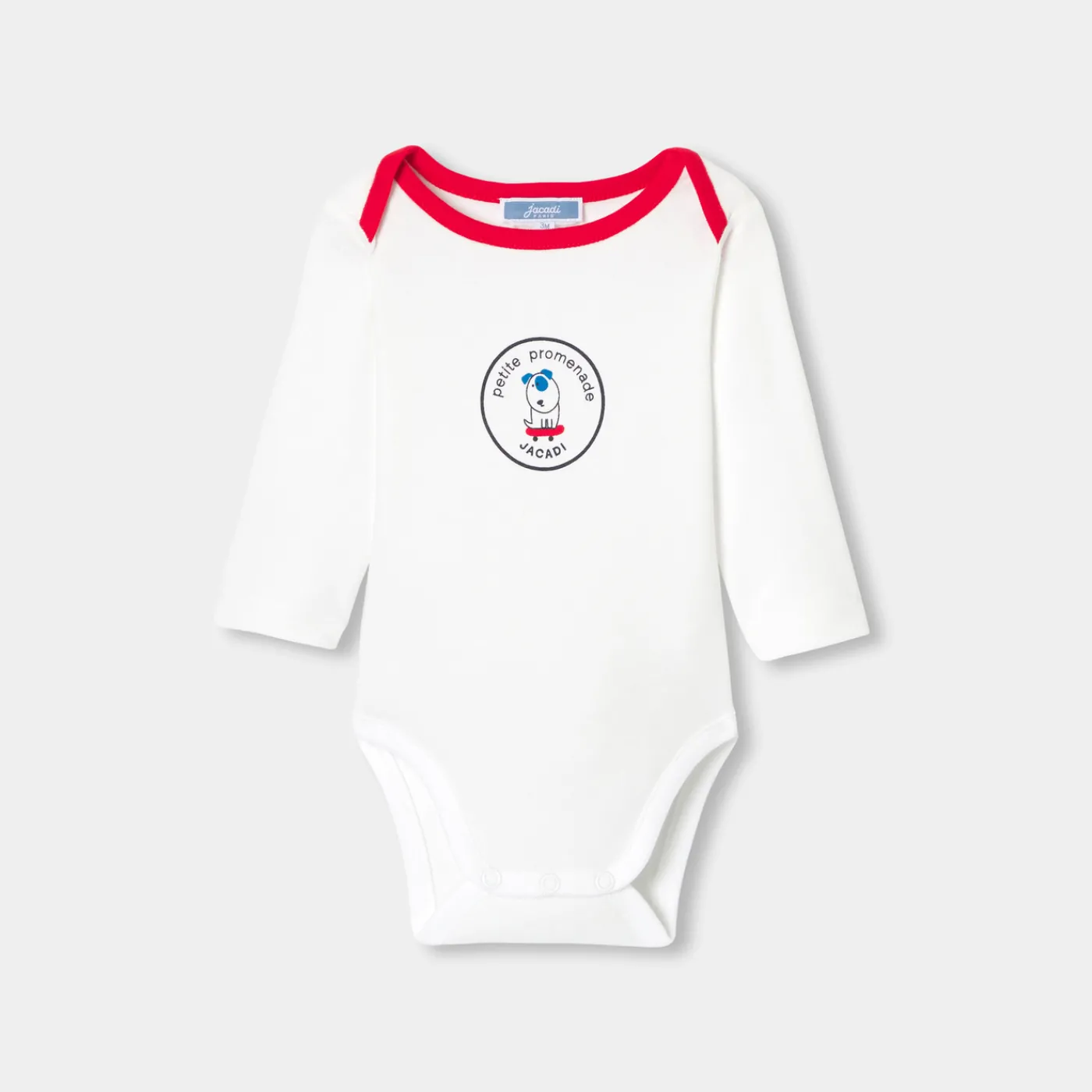 Jacadi Body manches longues bébé garçon - blanc