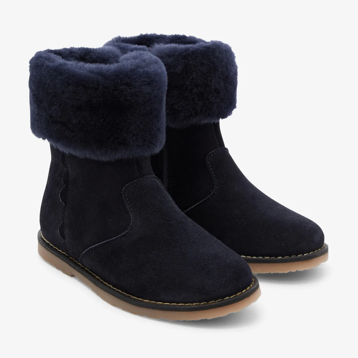 Enfant Jacadi Boots fourrées enfant fille - marine