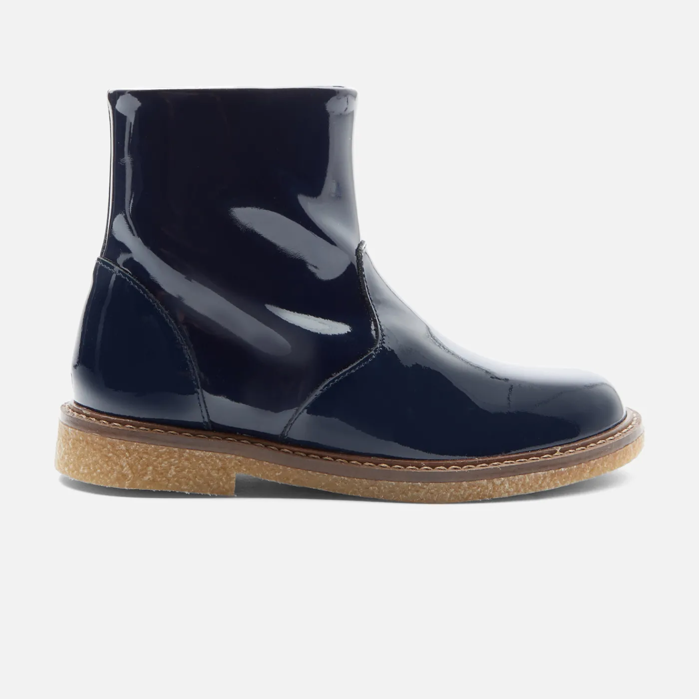 Enfant Jacadi Bottines enfant fille en vernis synthé - marine