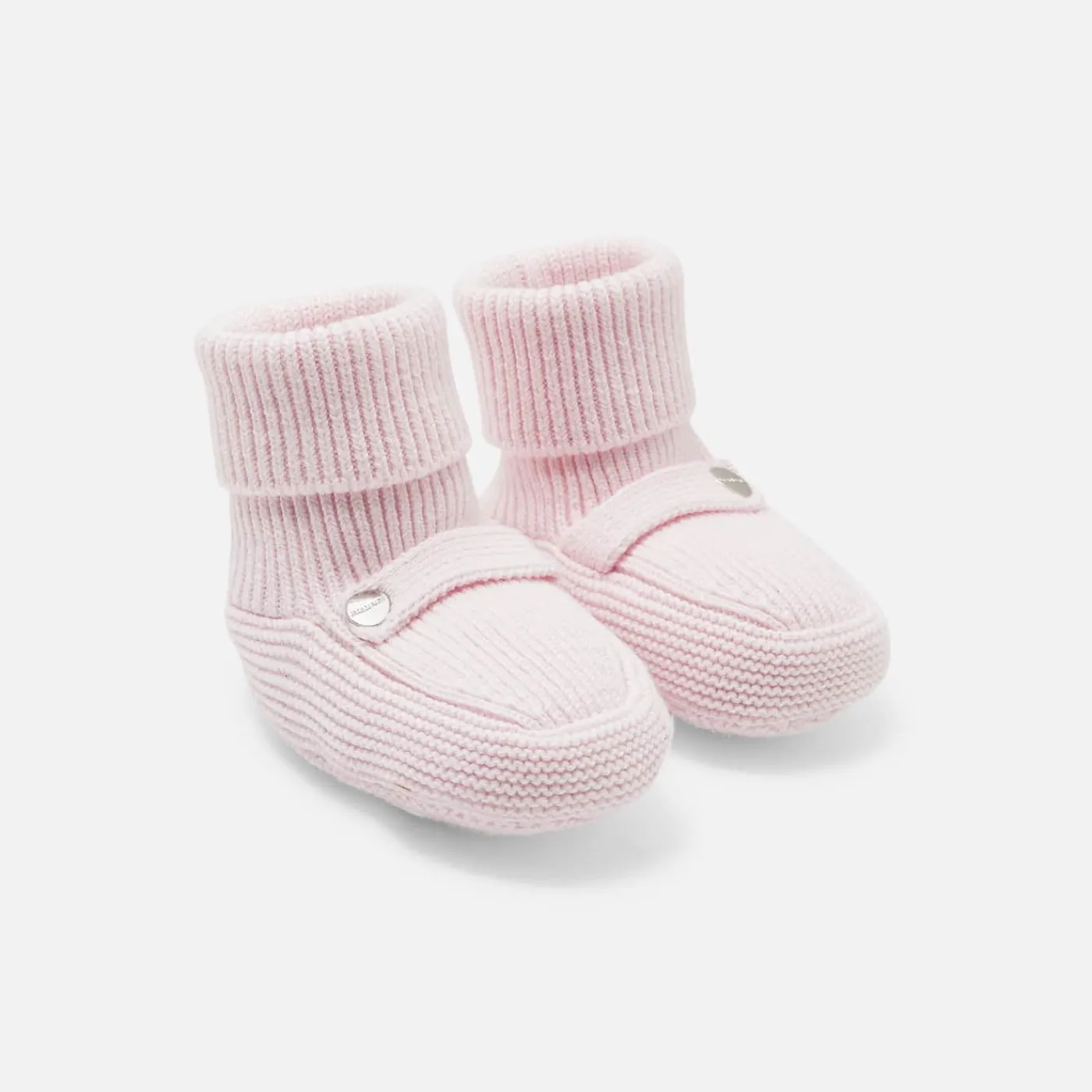 Jacadi Bottons bébé fille en tricot - rose pale