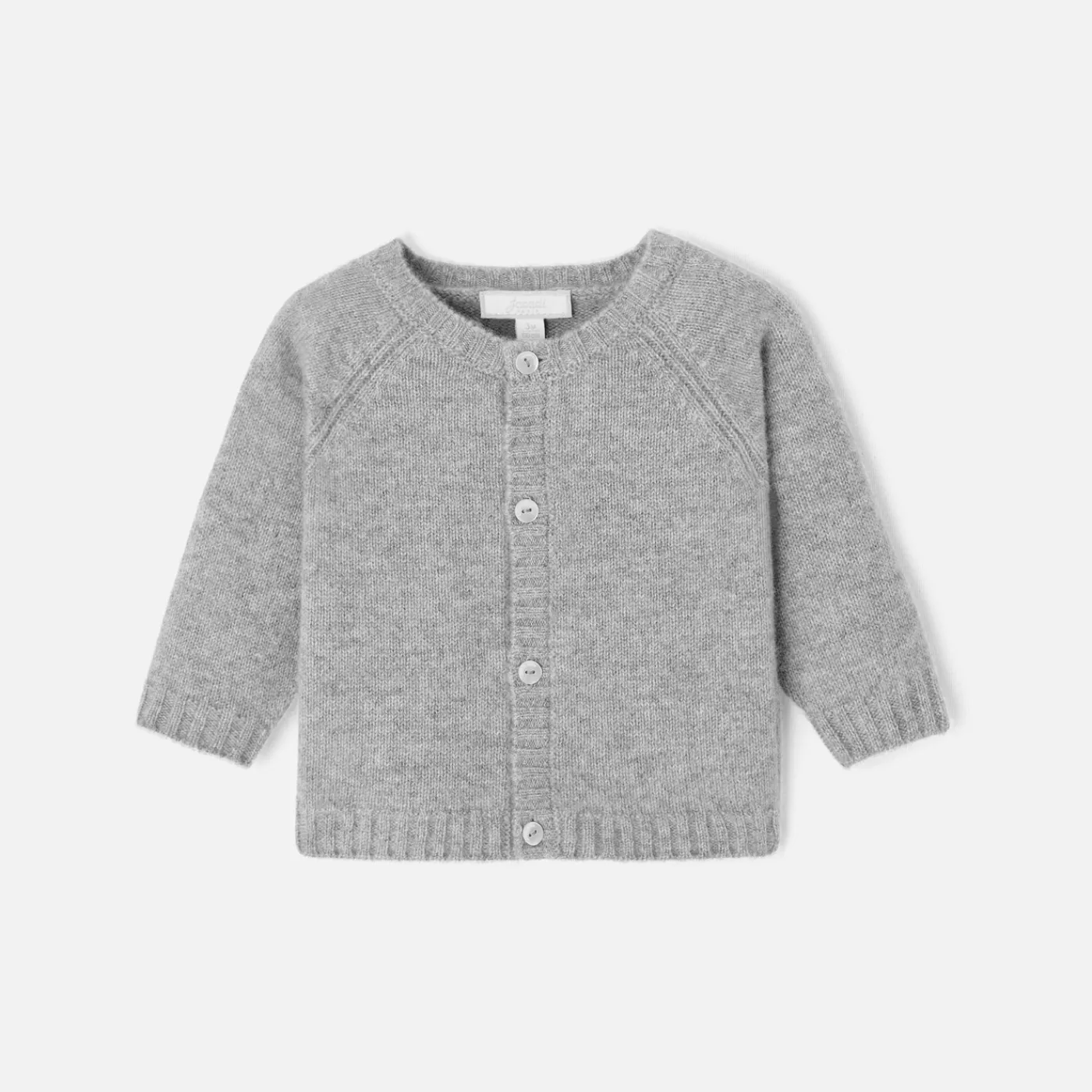 Jacadi Cardigan bébé en cachemire - gris chine clair