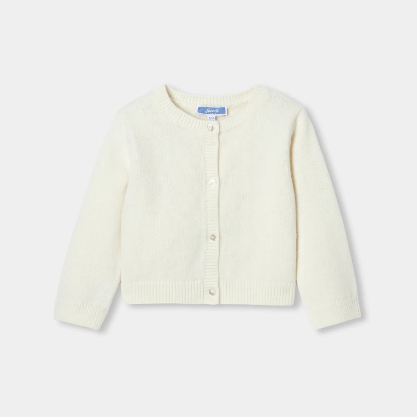 Jacadi Cardigan bébé fille - blanc doux