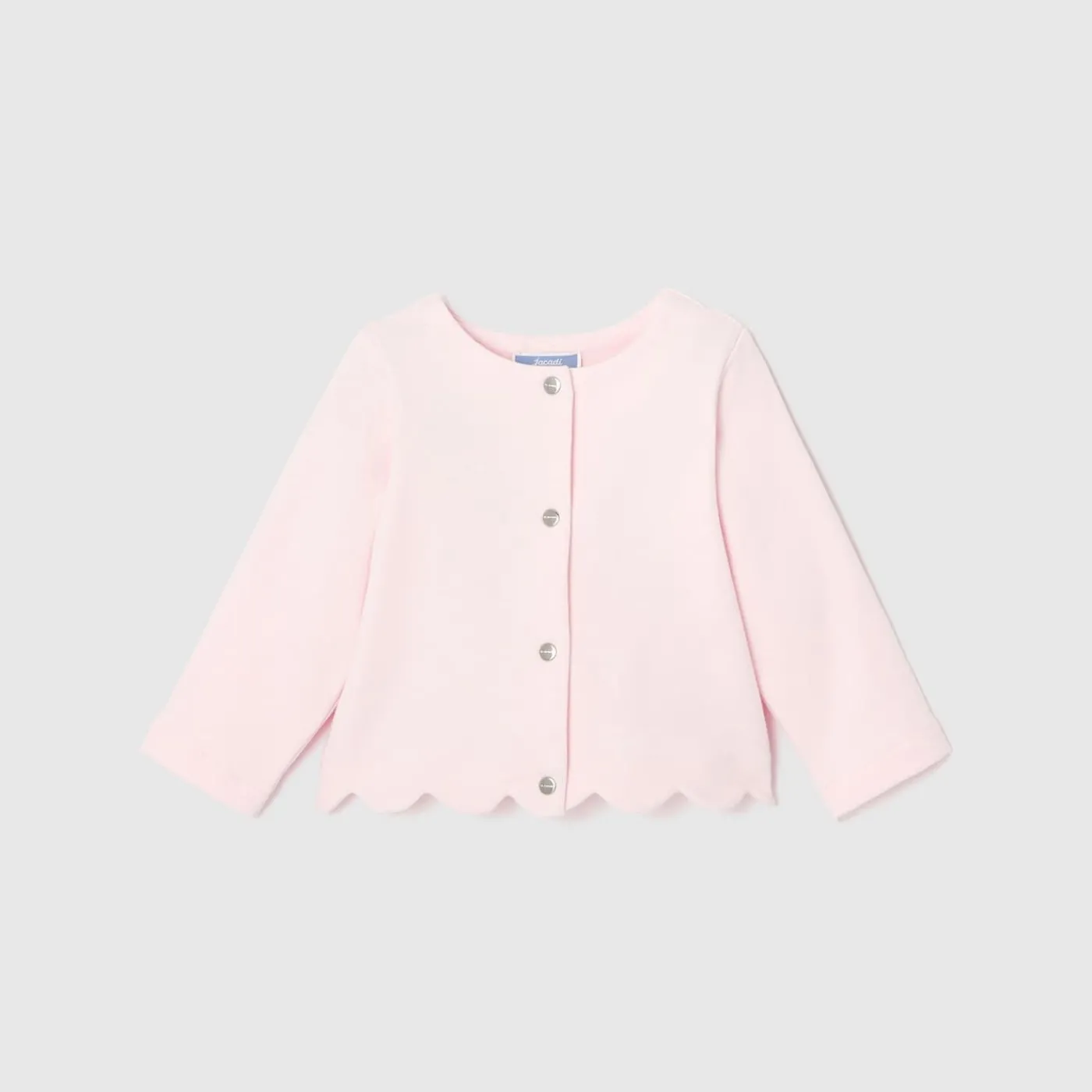 Jacadi Cardigan bébé fille en molleton - rose poudre