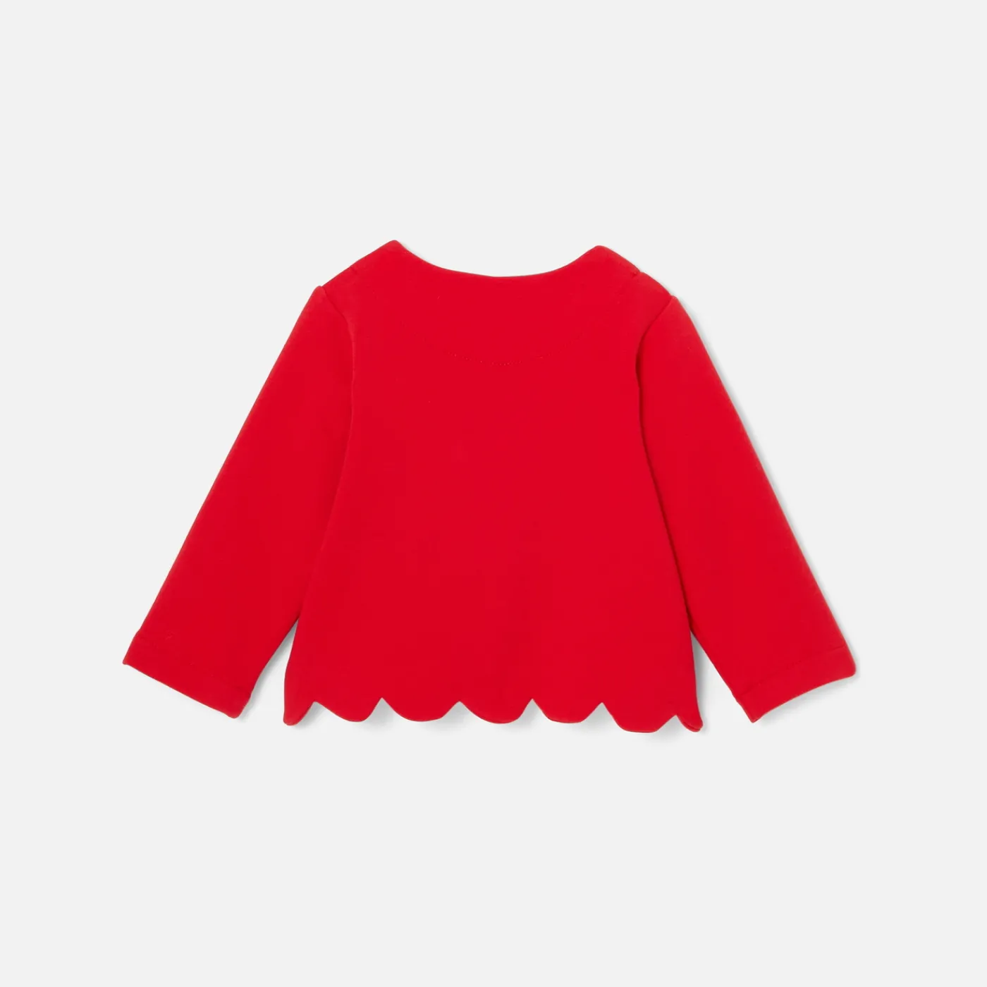 Jacadi Cardigan bébé fille en molleton - rouge