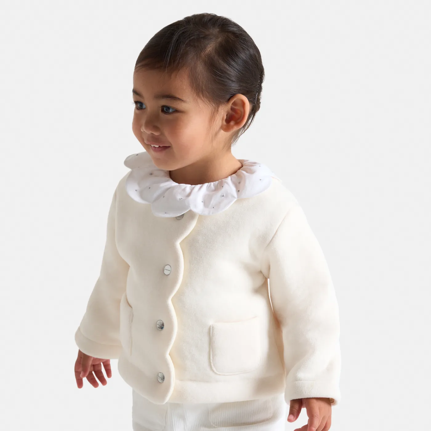 Jacadi Cardigan bébé fille en polaire