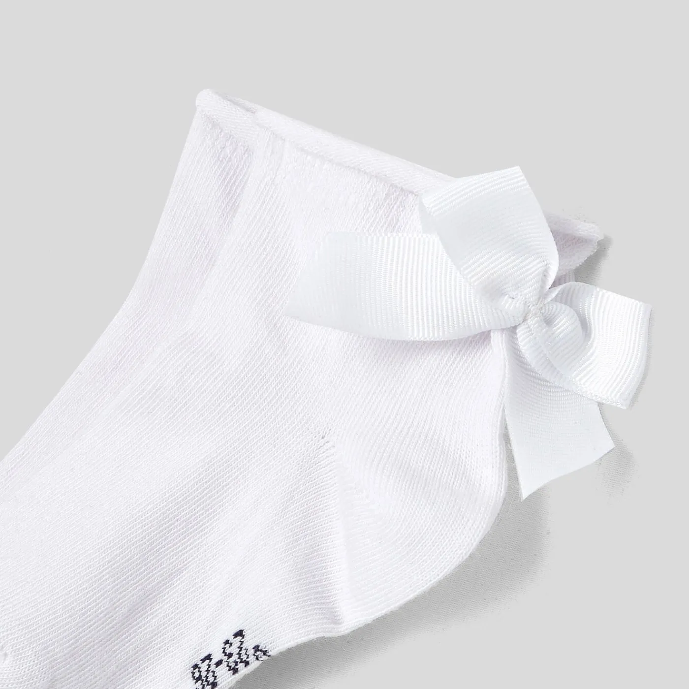 Enfant Jacadi Chaussettes enfant fille à nœud - blanc