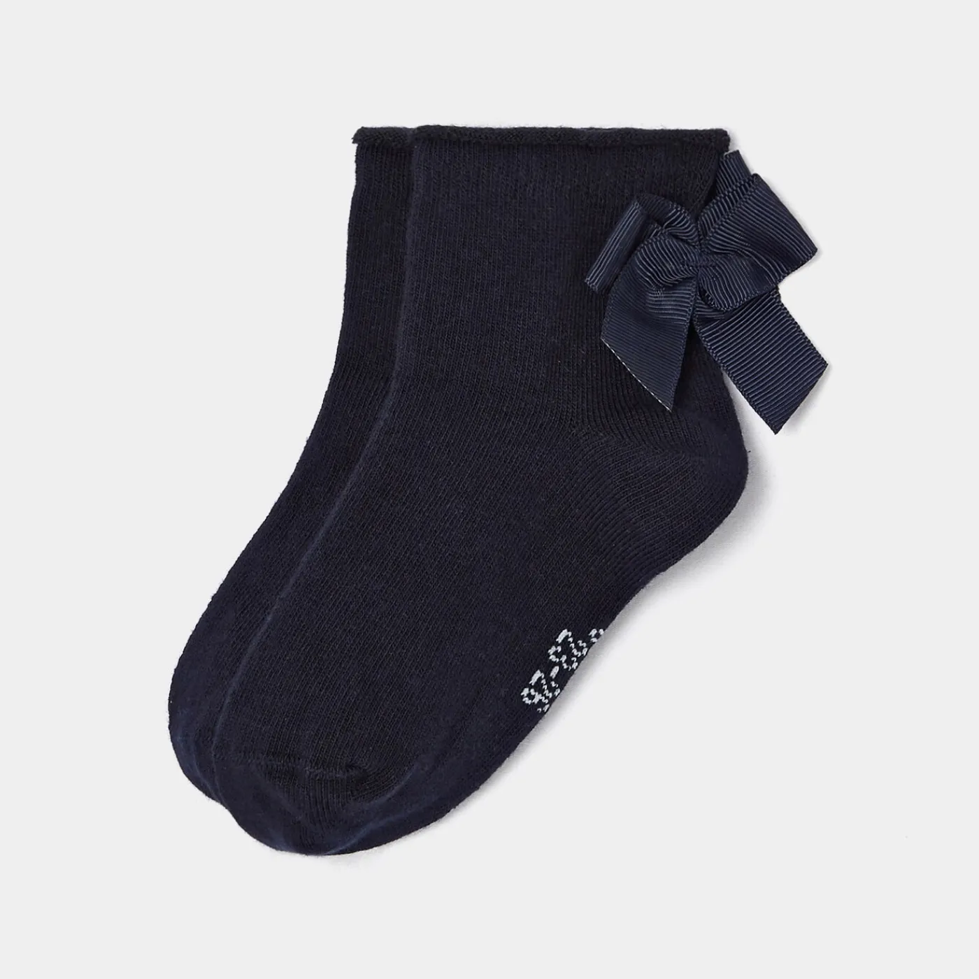 Enfant Jacadi Chaussettes enfant fille à nœud - marine