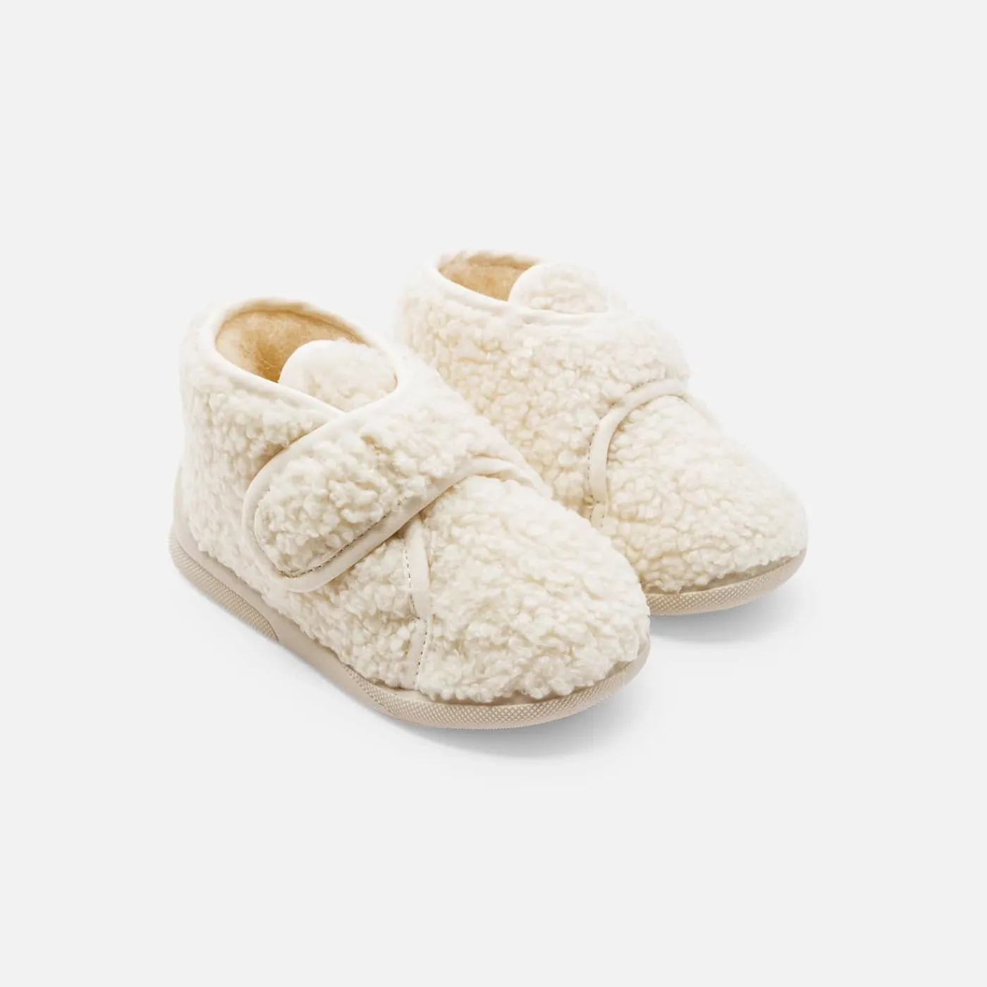 Jacadi Chaussons bébé en sherpa -