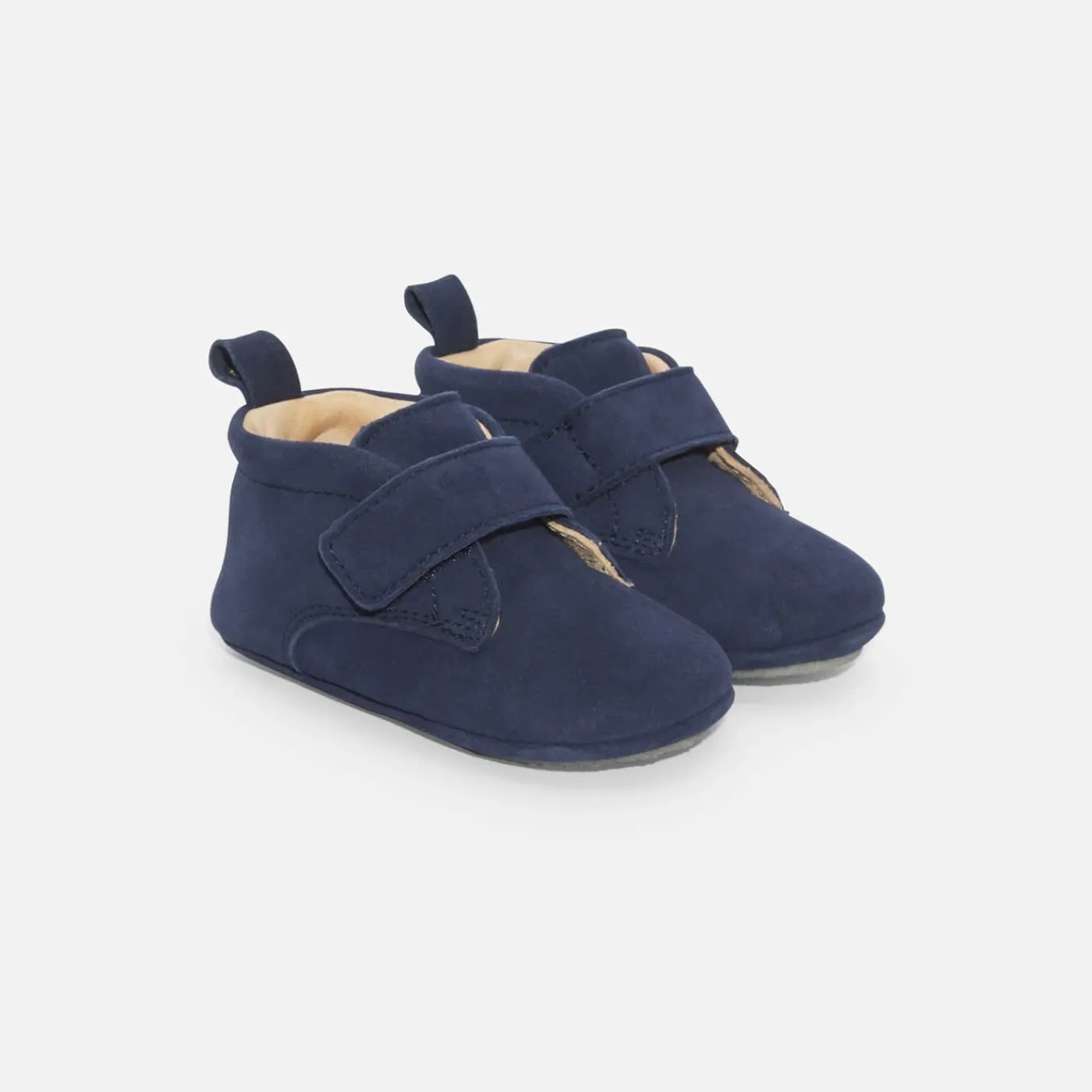 Jacadi Chaussons bébé garçon en cuir -