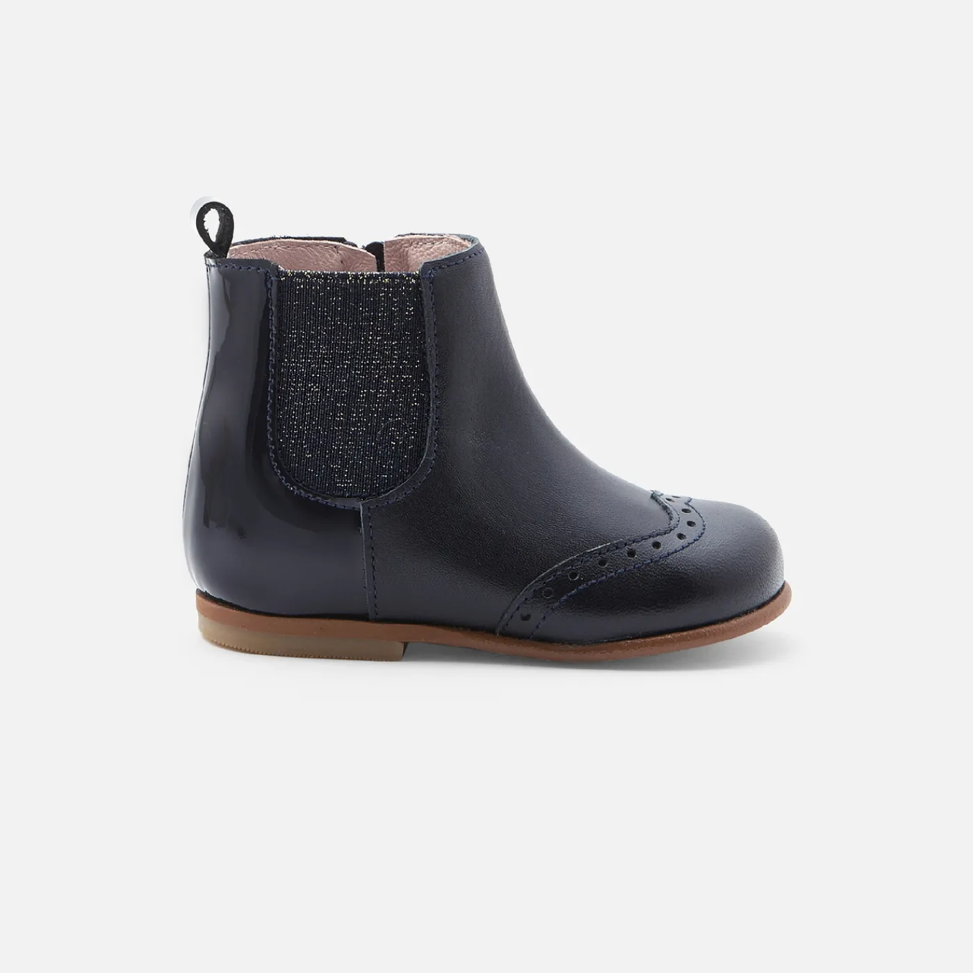 Jacadi Chelsea boots bébé fille - marine