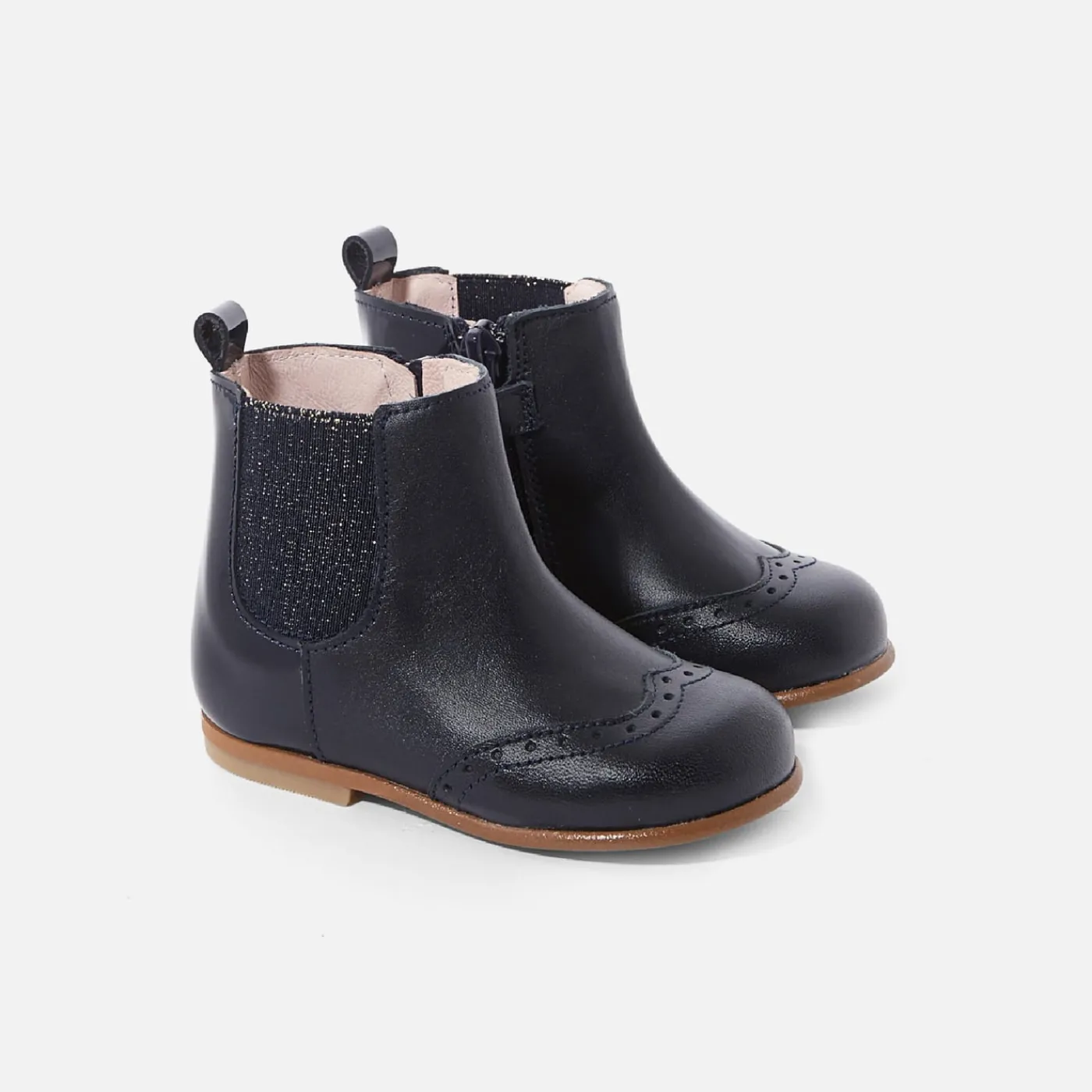 Jacadi Chelsea boots bébé fille - marine