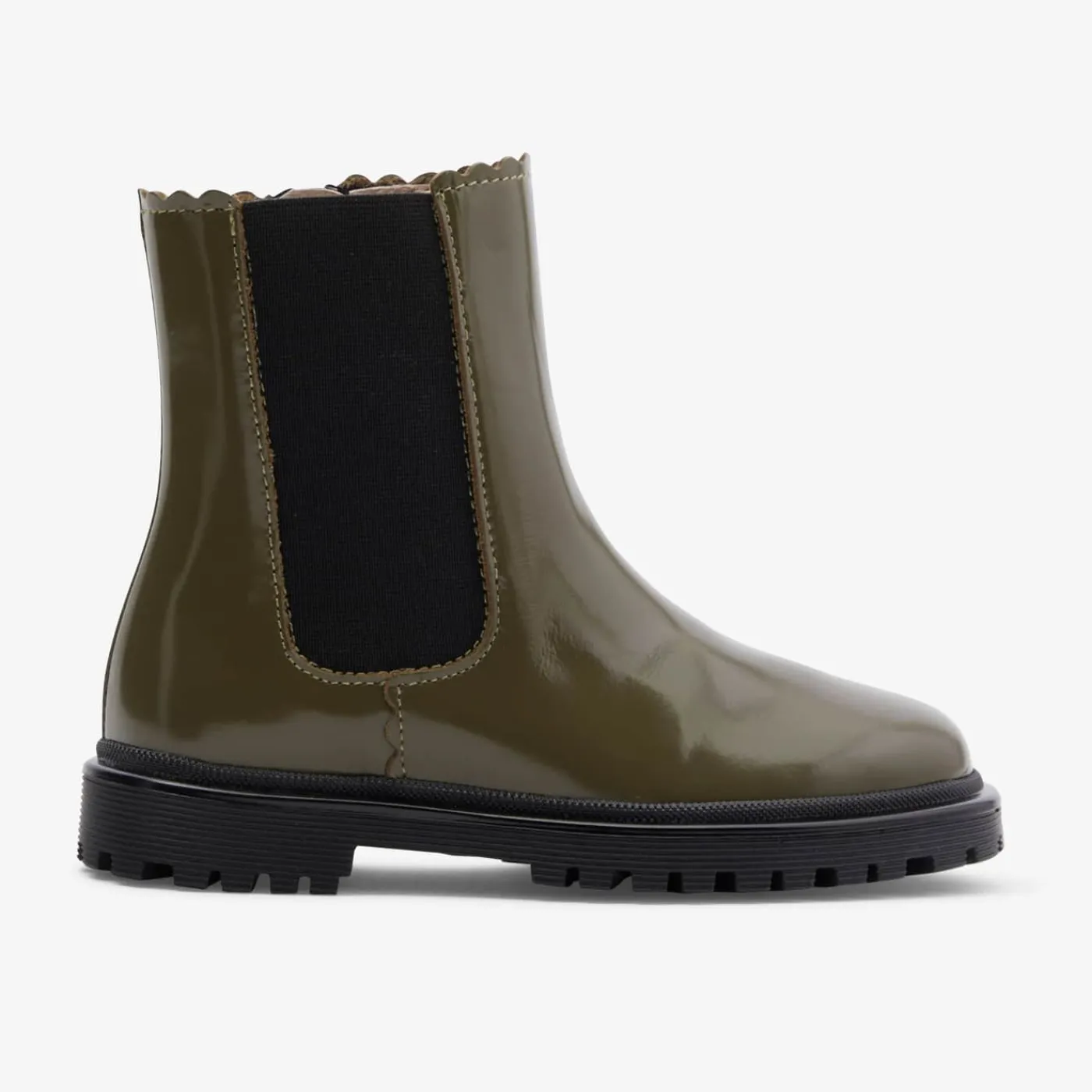 Enfant Jacadi Chelsea boots enfant fille en cuir lisse -