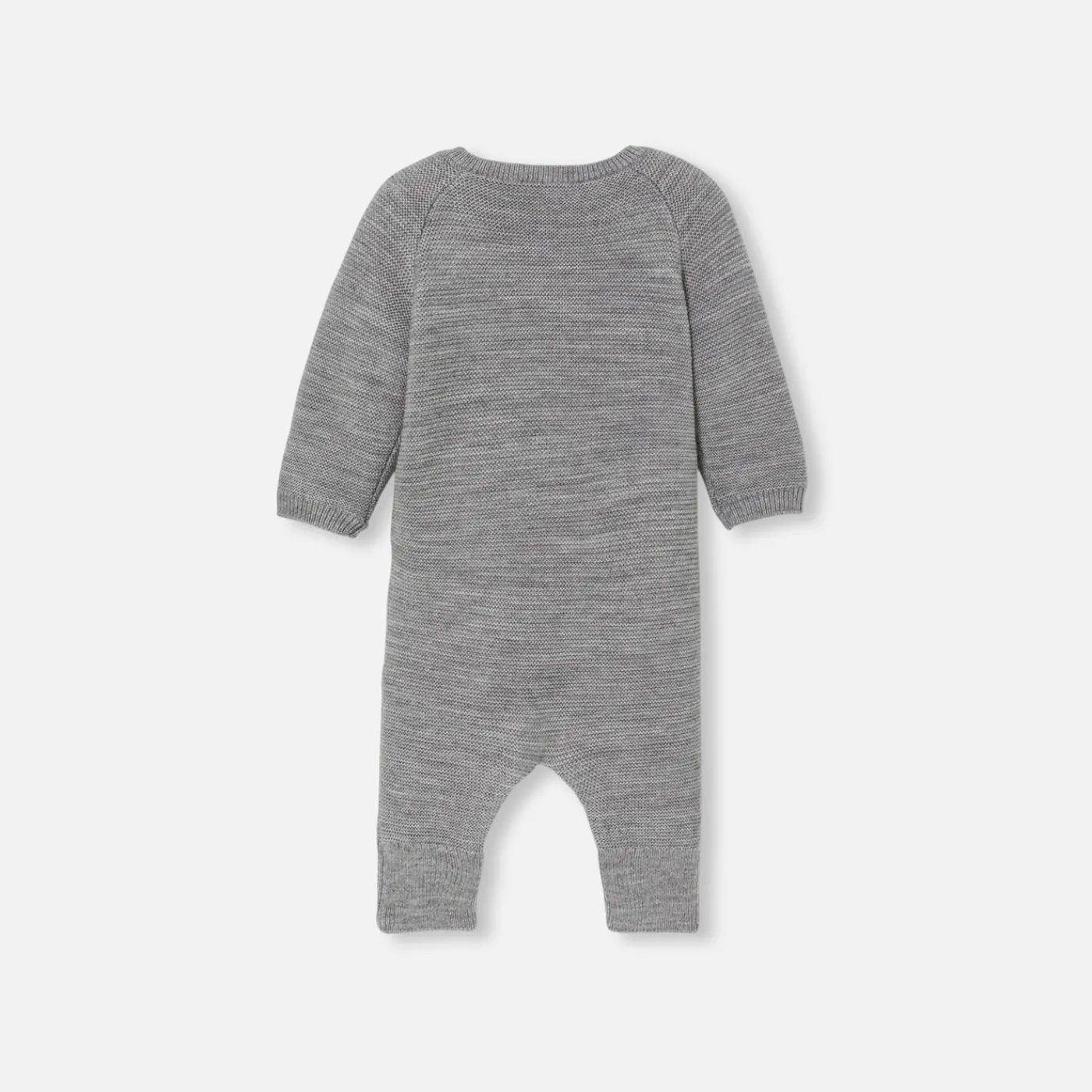 Jacadi Combinaison bébé en laine mérinos - gris chine clair