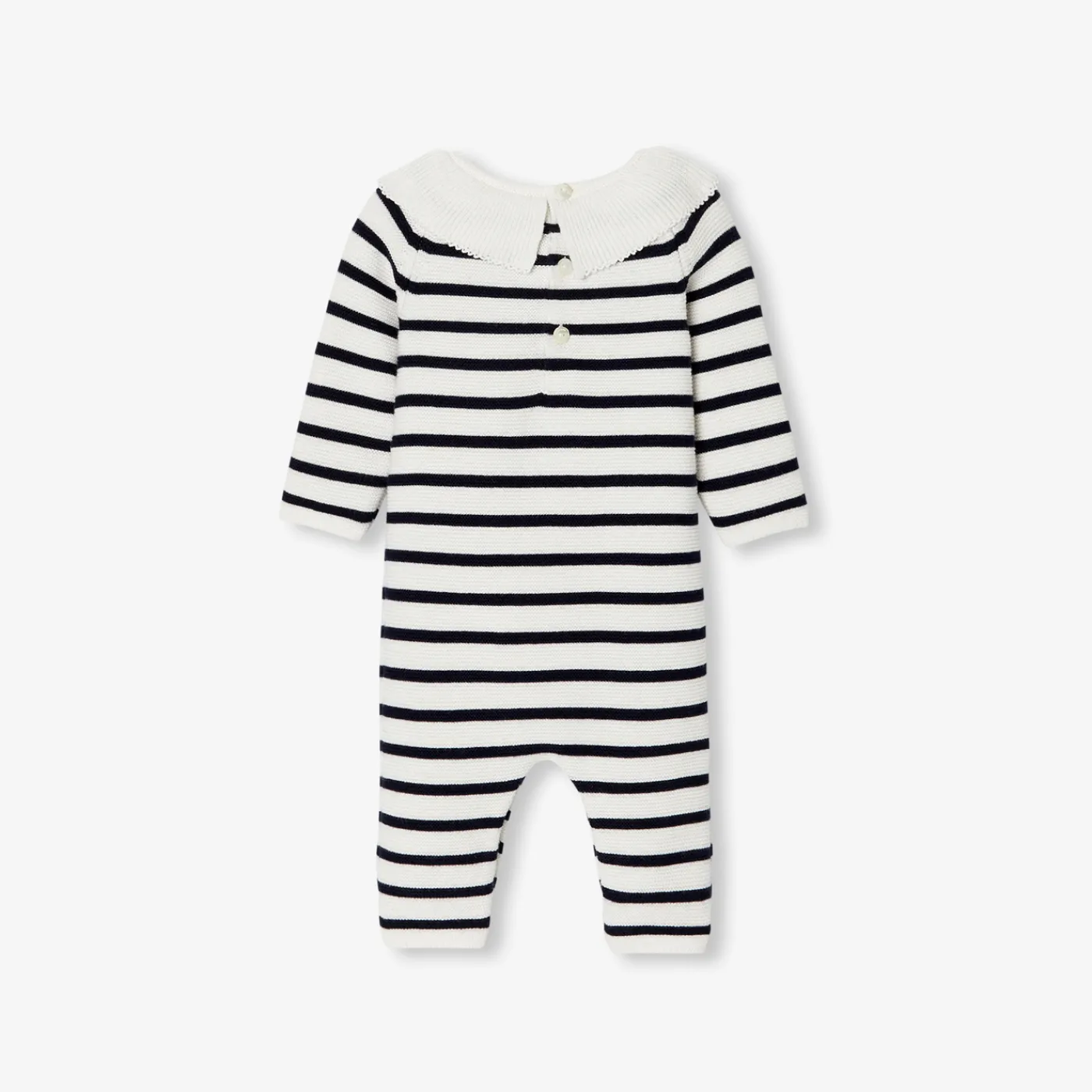 Jacadi Combinaison bébé fille en point mousse -