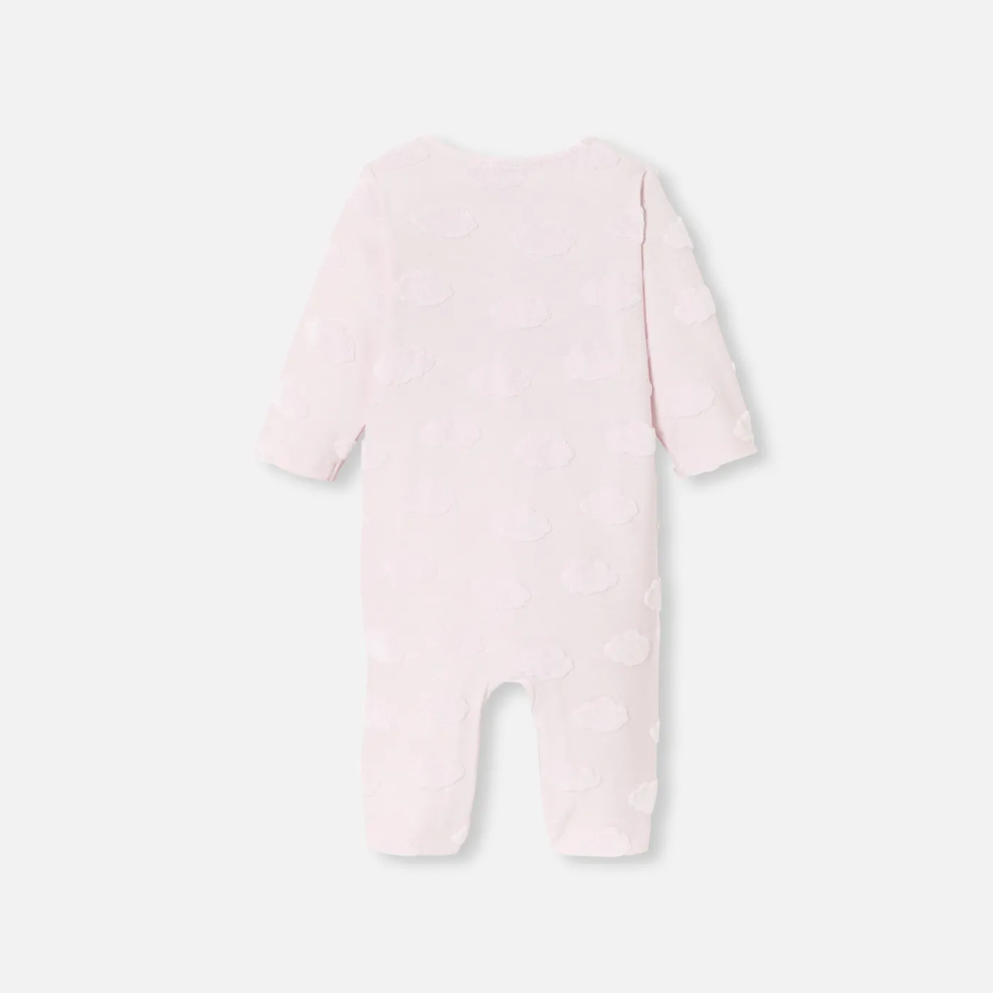 Jacadi Combinaison bébé fille motif nuage - rose pale