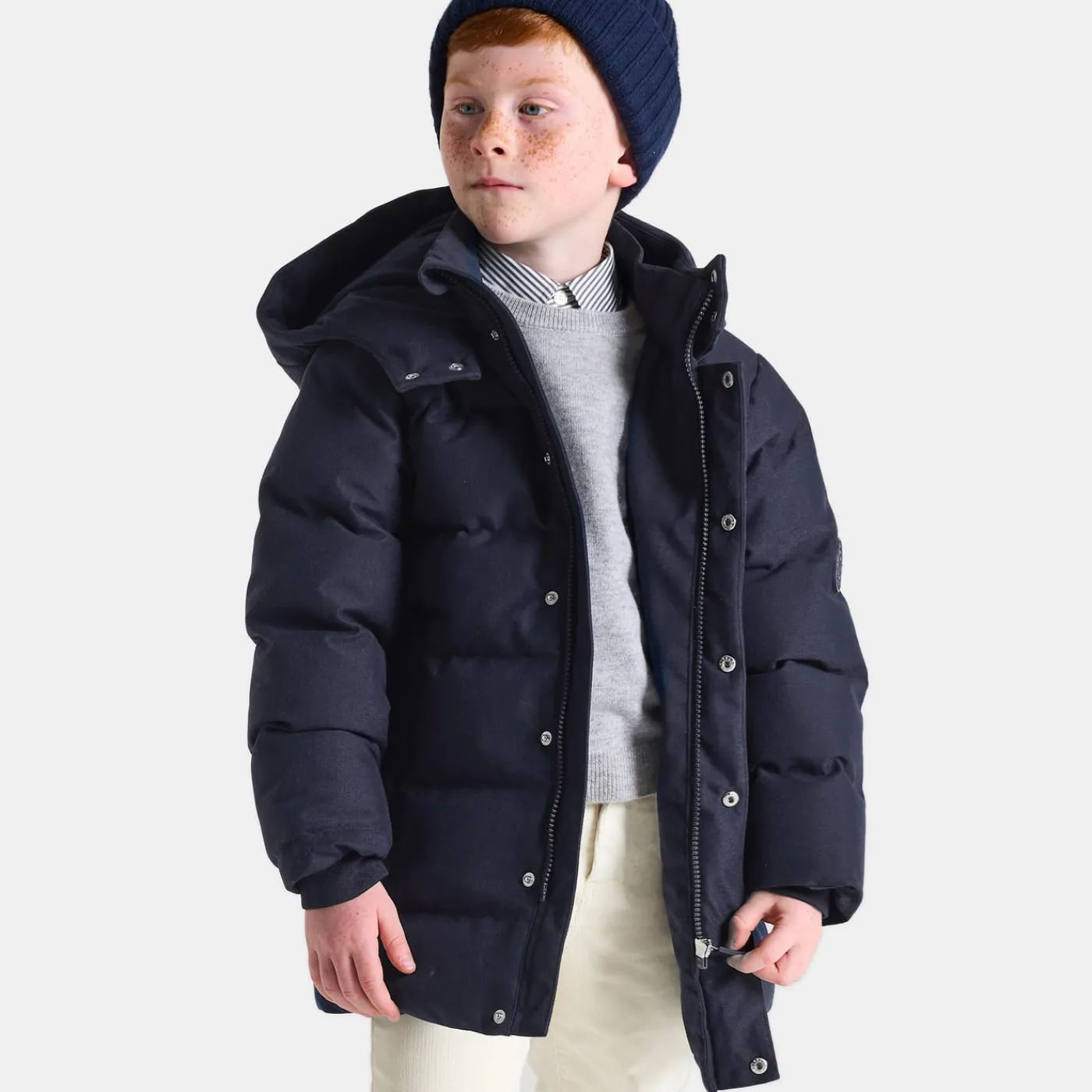 Enfant Jacadi Doudoune enfant garçon esprit flanelle - marine