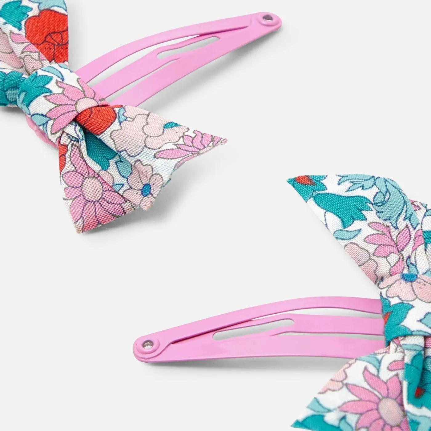 Jacadi Duo de barrettes nœud Tissu Liberty -