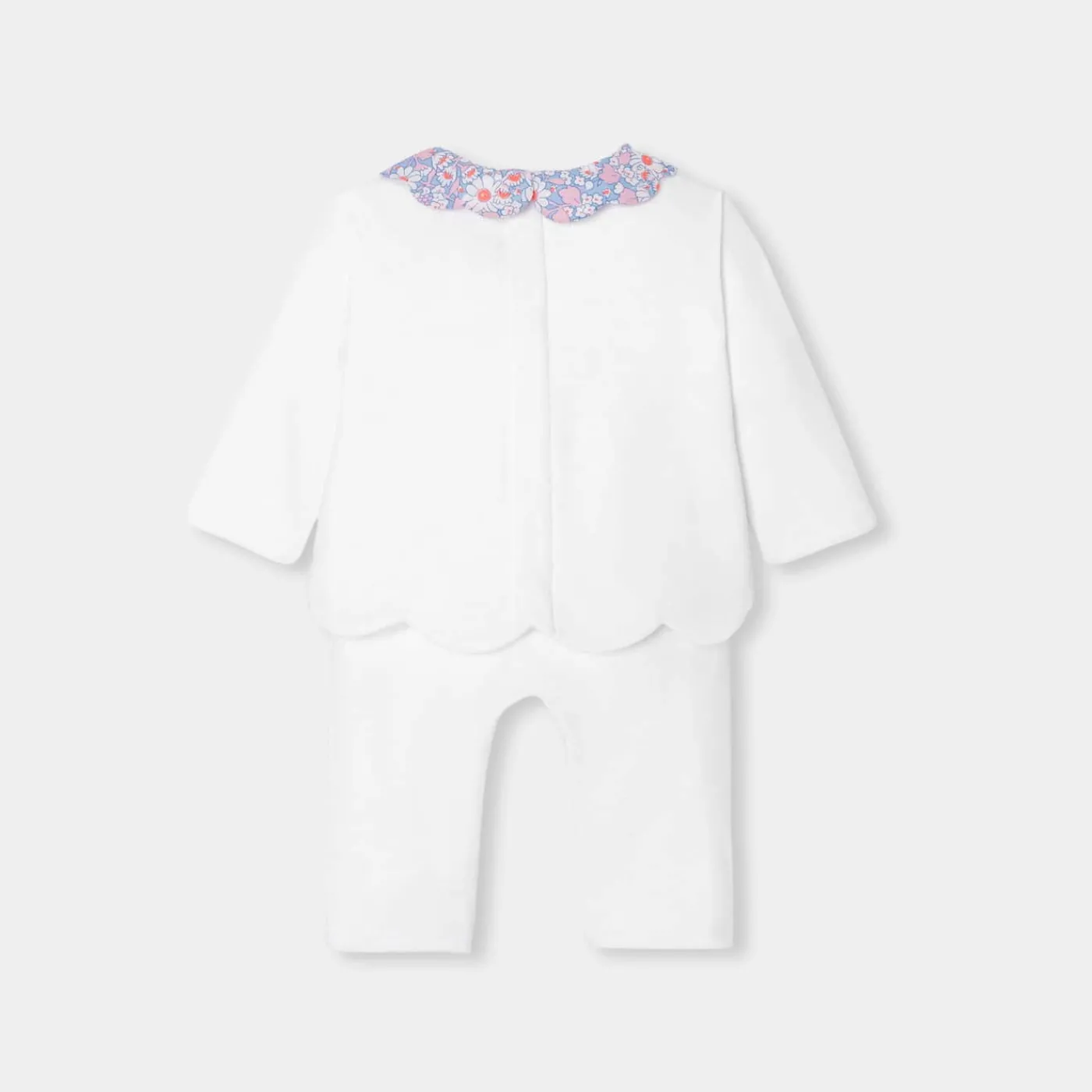 Jacadi Ensemble bébé fille en double jersey - blanc