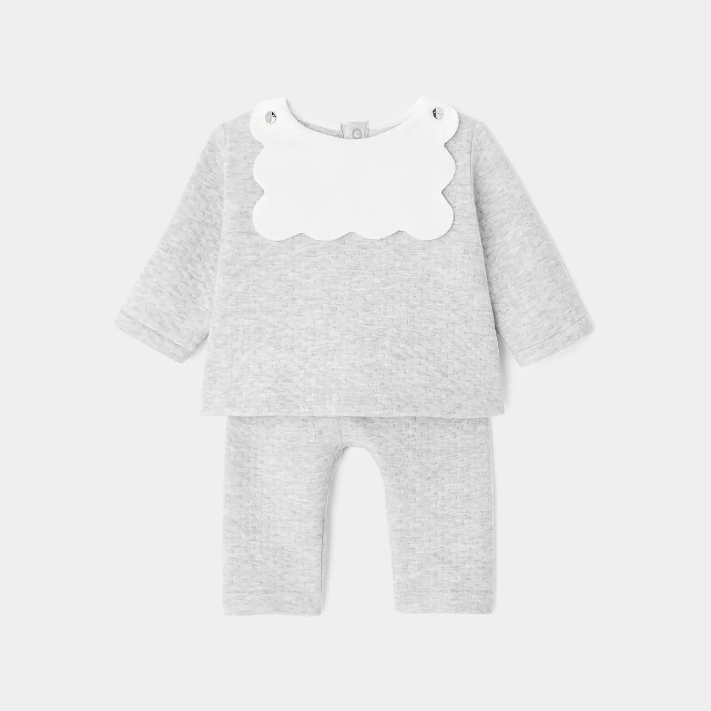 Jacadi Ensemble pantalon bébé fille - gris chine clair