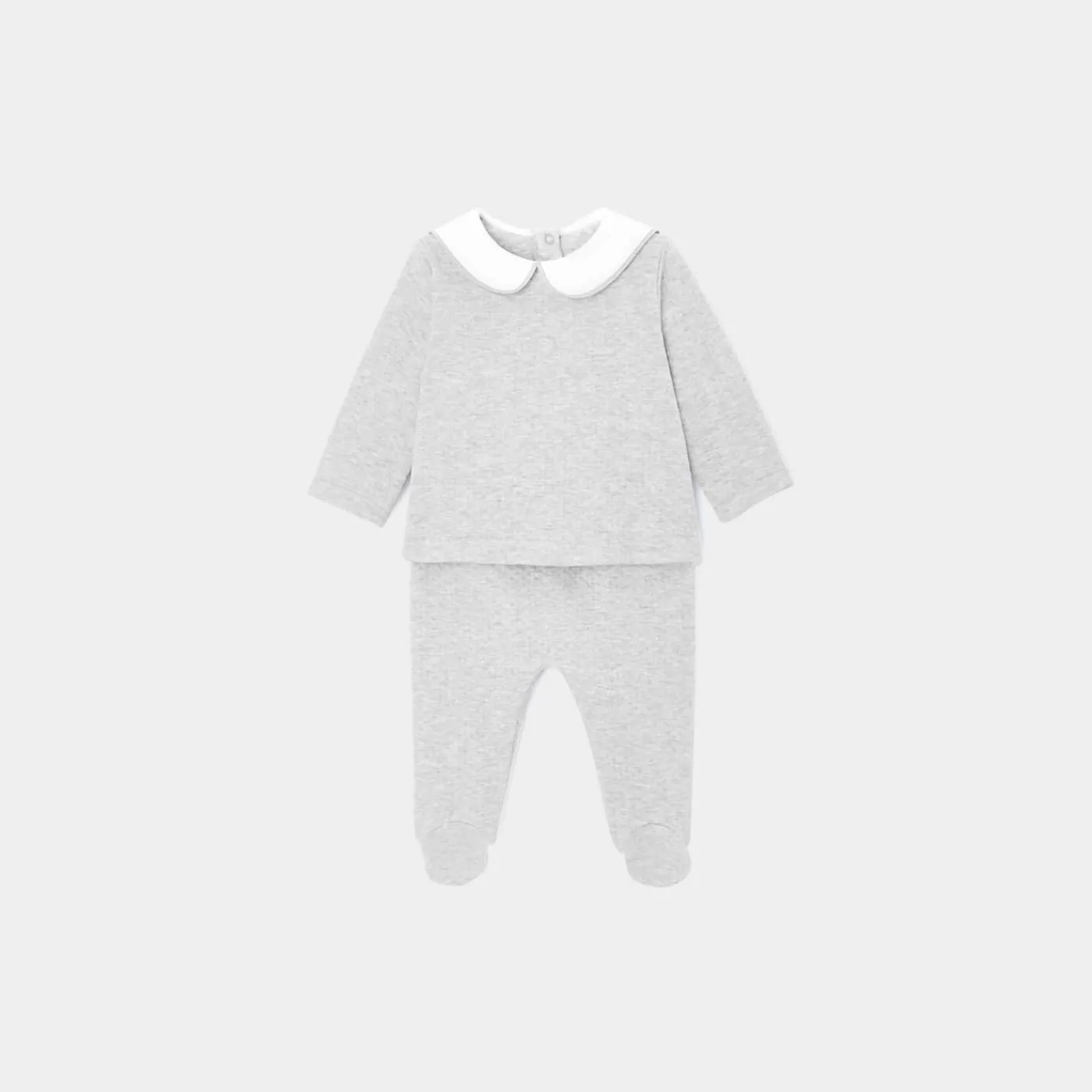 Jacadi Ensemble pantalon bébé garçon - gris chine clair