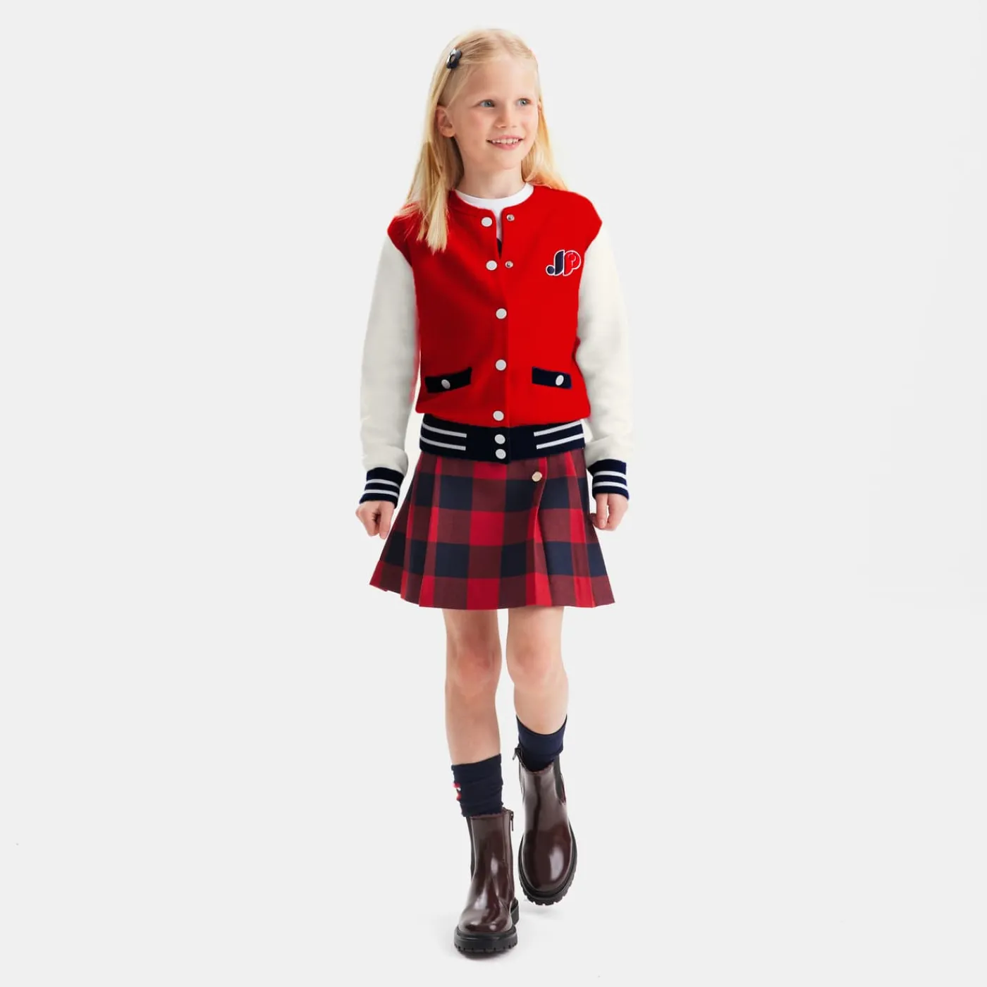 Enfant Jacadi Jupe enfant fille en maxi vichy -