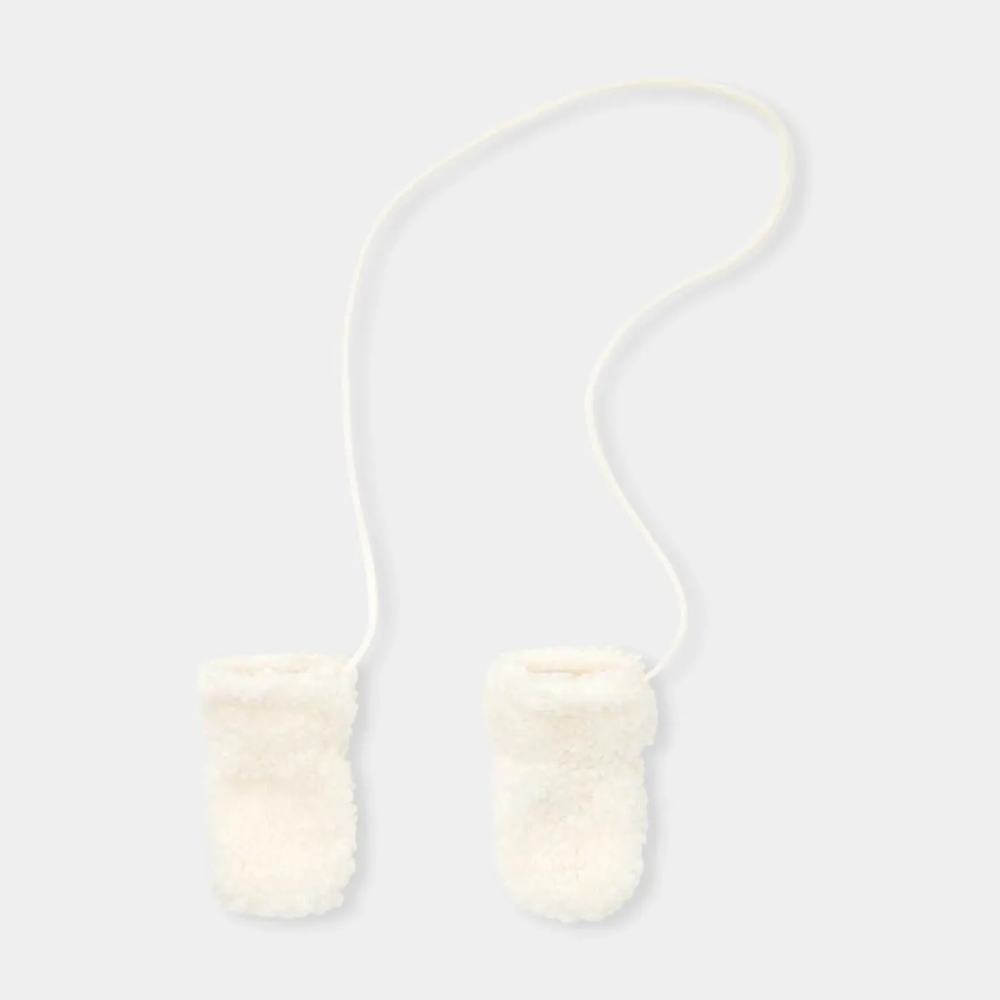 Jacadi Moufles bébé sherpa - blanc doux