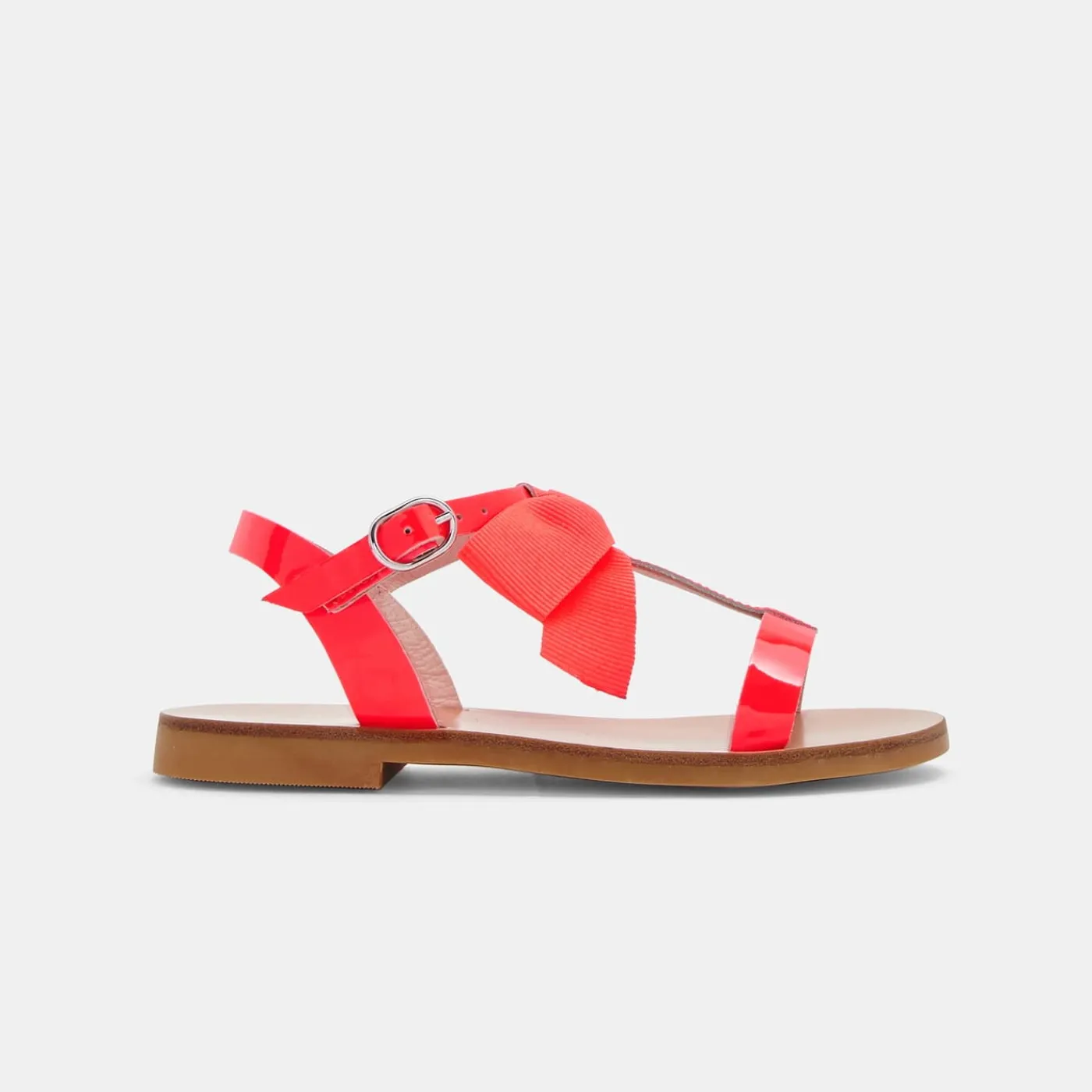 Enfant Jacadi Nu-pieds enfant fille en cuir verni -