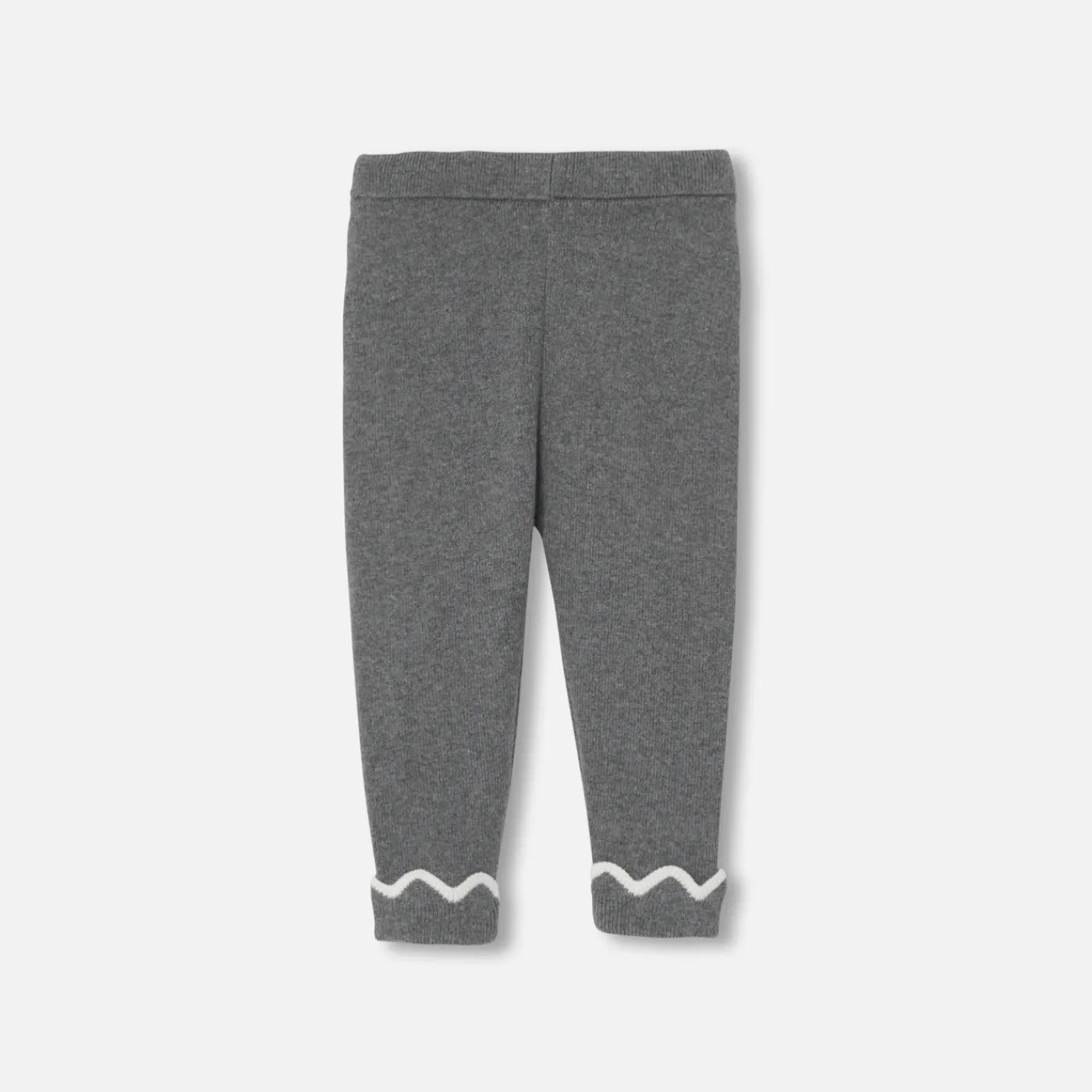 Jacadi Pantalon bébé fille en tricot - gris anthracite