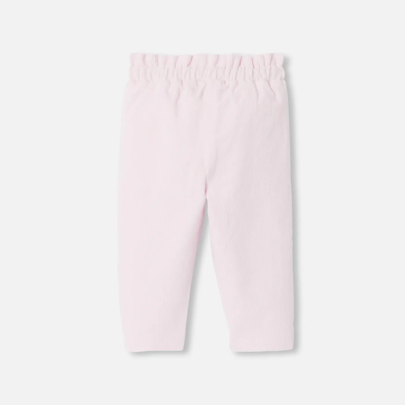 Jacadi Pantalon bébé fille en velours - rose poudre