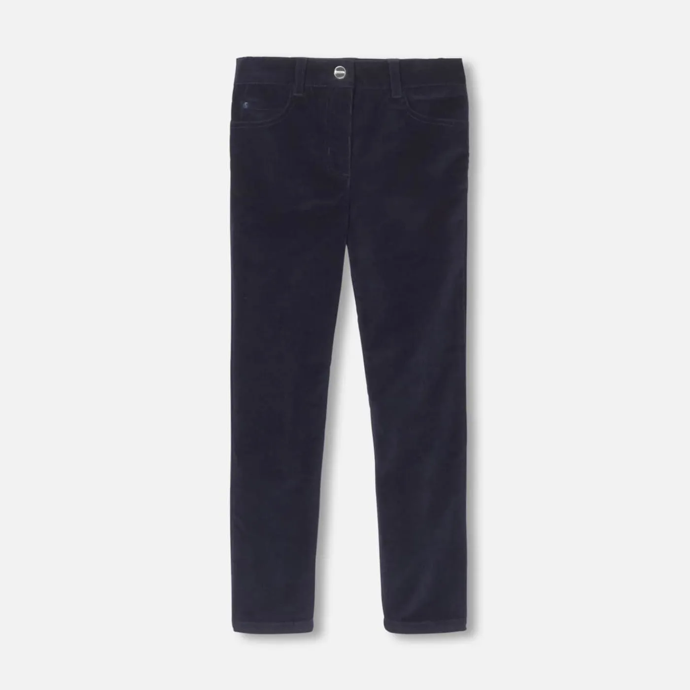 Enfant Jacadi Pantalon slim en velours enfant fille - marine