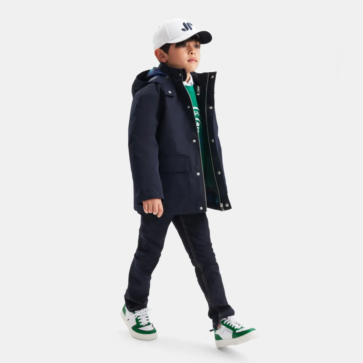 Enfant Jacadi Parka 3 en 1 enfant garçon - marine