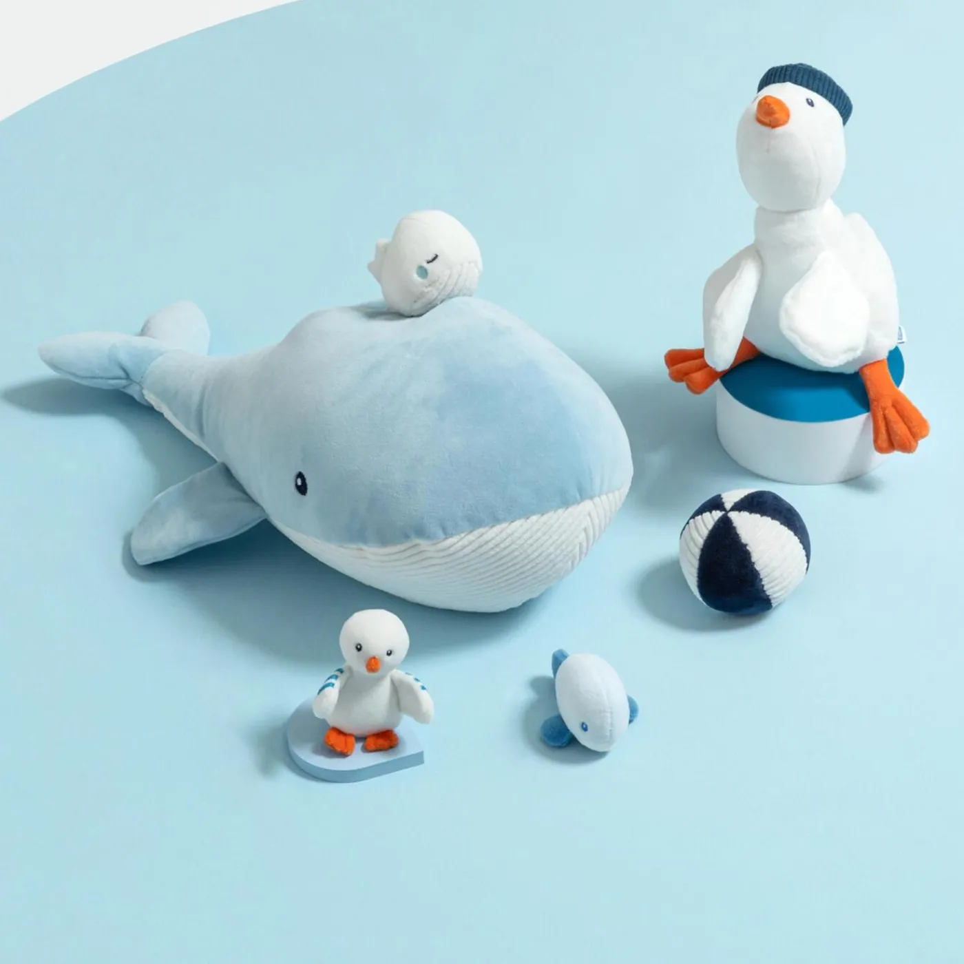 Jacadi Peluche d'activités baleine -